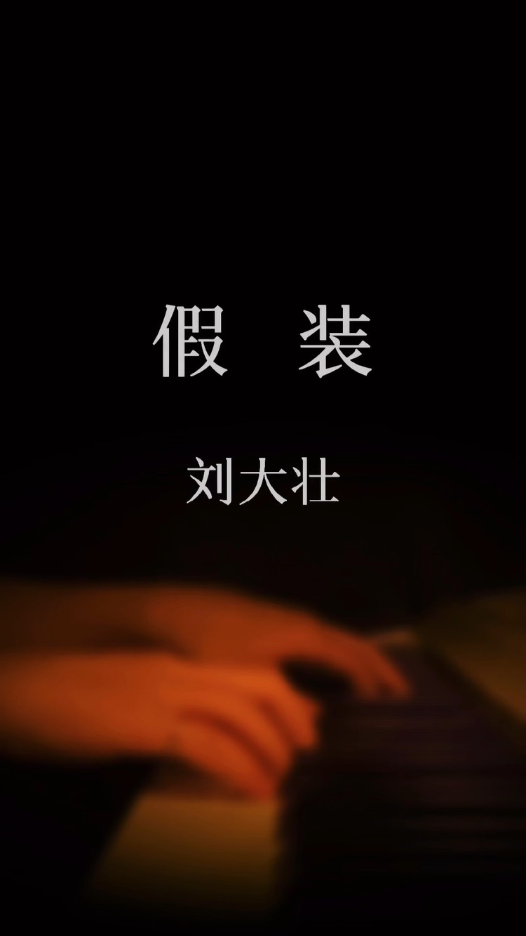 假装/刘大壮/钢琴版