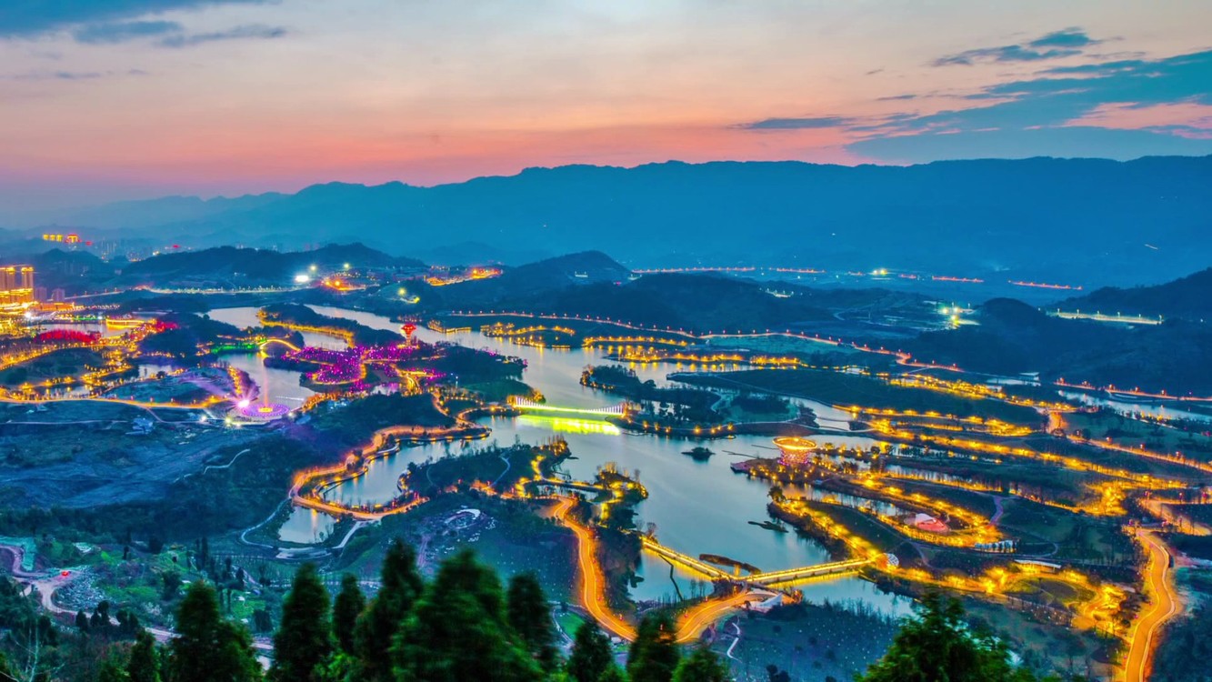 - 莲花湖,风光秀