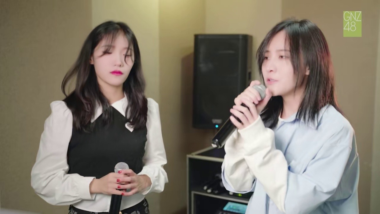 gnz48练习室进行时, 《无人知晓》cover:田馥甄 翻唱:@曾艾佳,@罗寒月