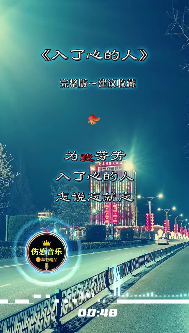 应粉丝要求发的一首#入了心的人 希望大家喜欢 #完整版 #伤感音乐