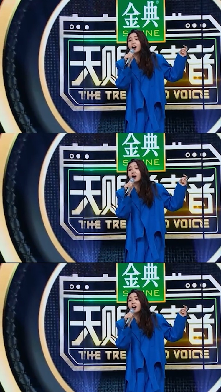 天赐的声音 刘美麟模仿张韶涵,还是挺像的哈