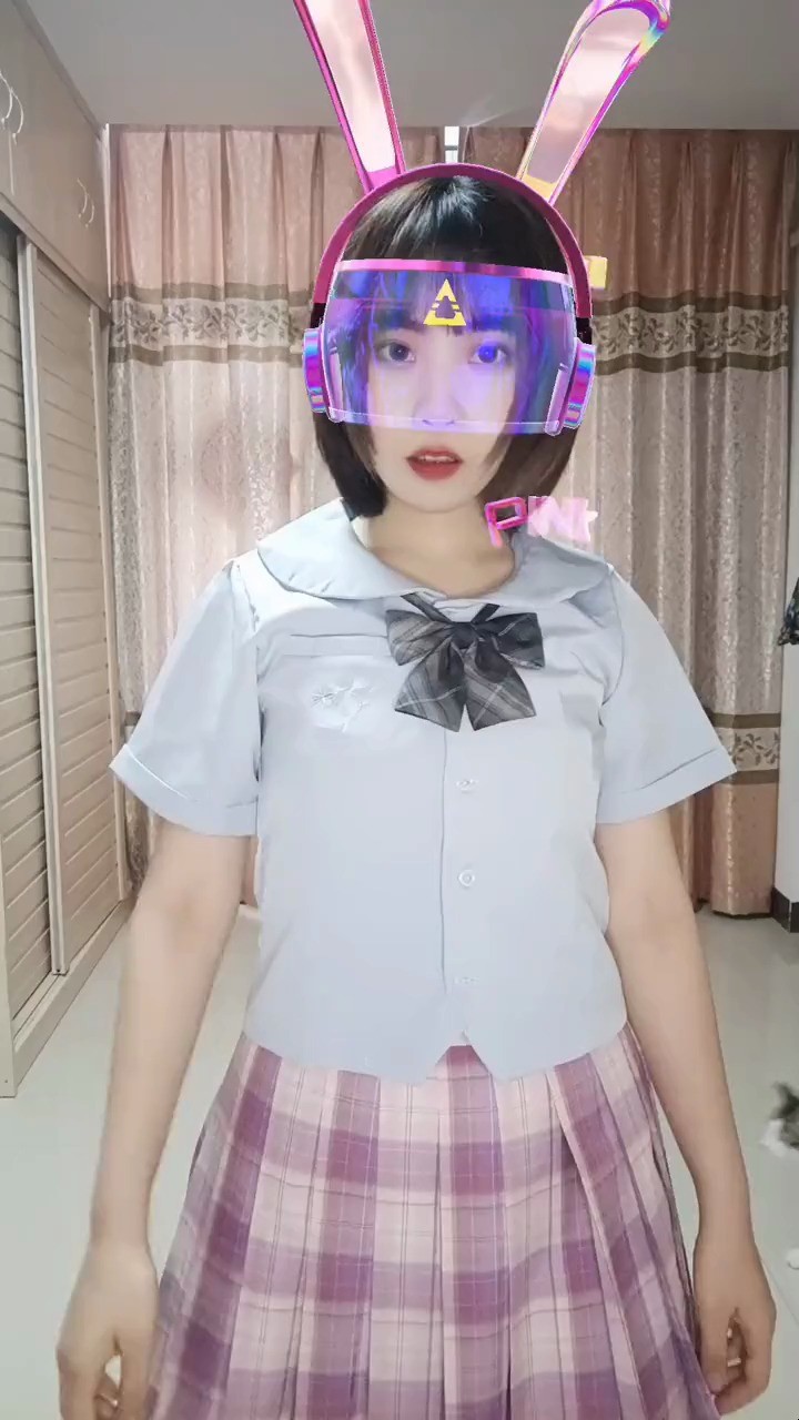  - #完颜彩虹兔 赶个末班车吧🌈#jk制服 #短发jk