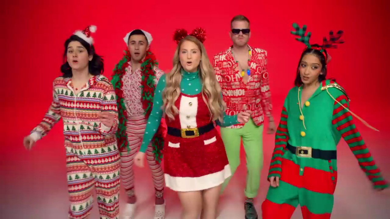  - 梅根与好友共同演唱的阿卡贝拉版本的《Made You Look》MV