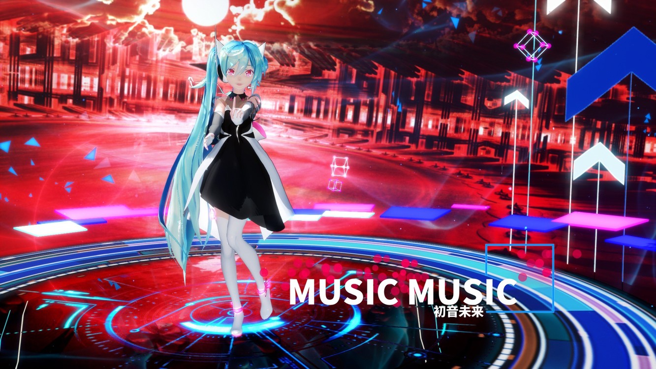 mmd初音未来,music music,音乐音乐