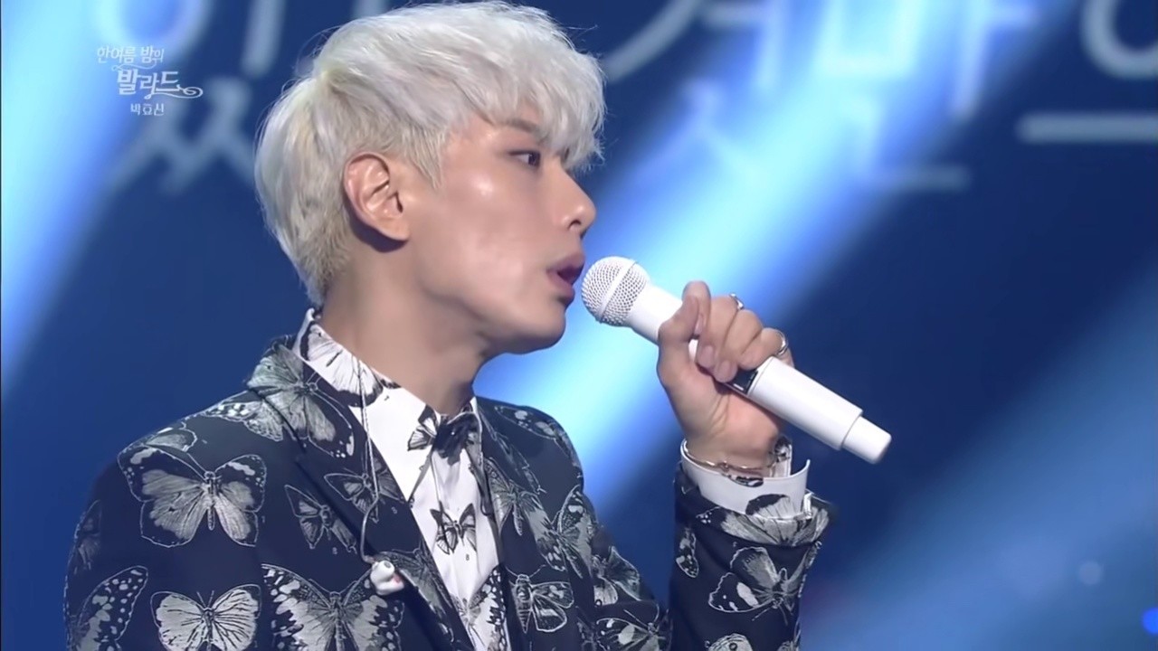 朴孝信 #音乐现场 #雪之花 希望冬天把所有的严寒都给我,温暖留给你