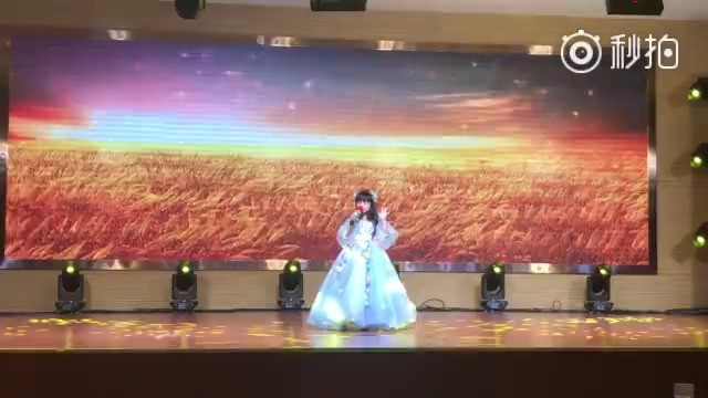  - 山东菏泽10岁小女孩宣传演出音乐《风吹麦浪》完整版