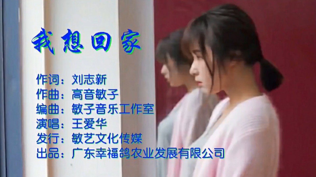 - 我想回家-刘志新作词 高音敏子作曲 王爱华演唱MV