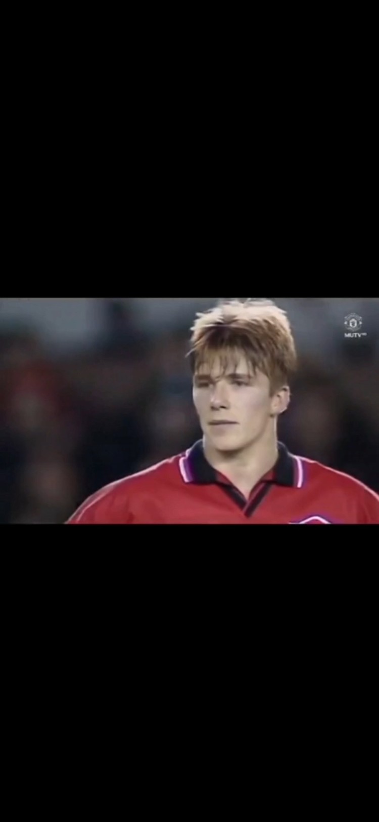 19岁的贝克汉姆.