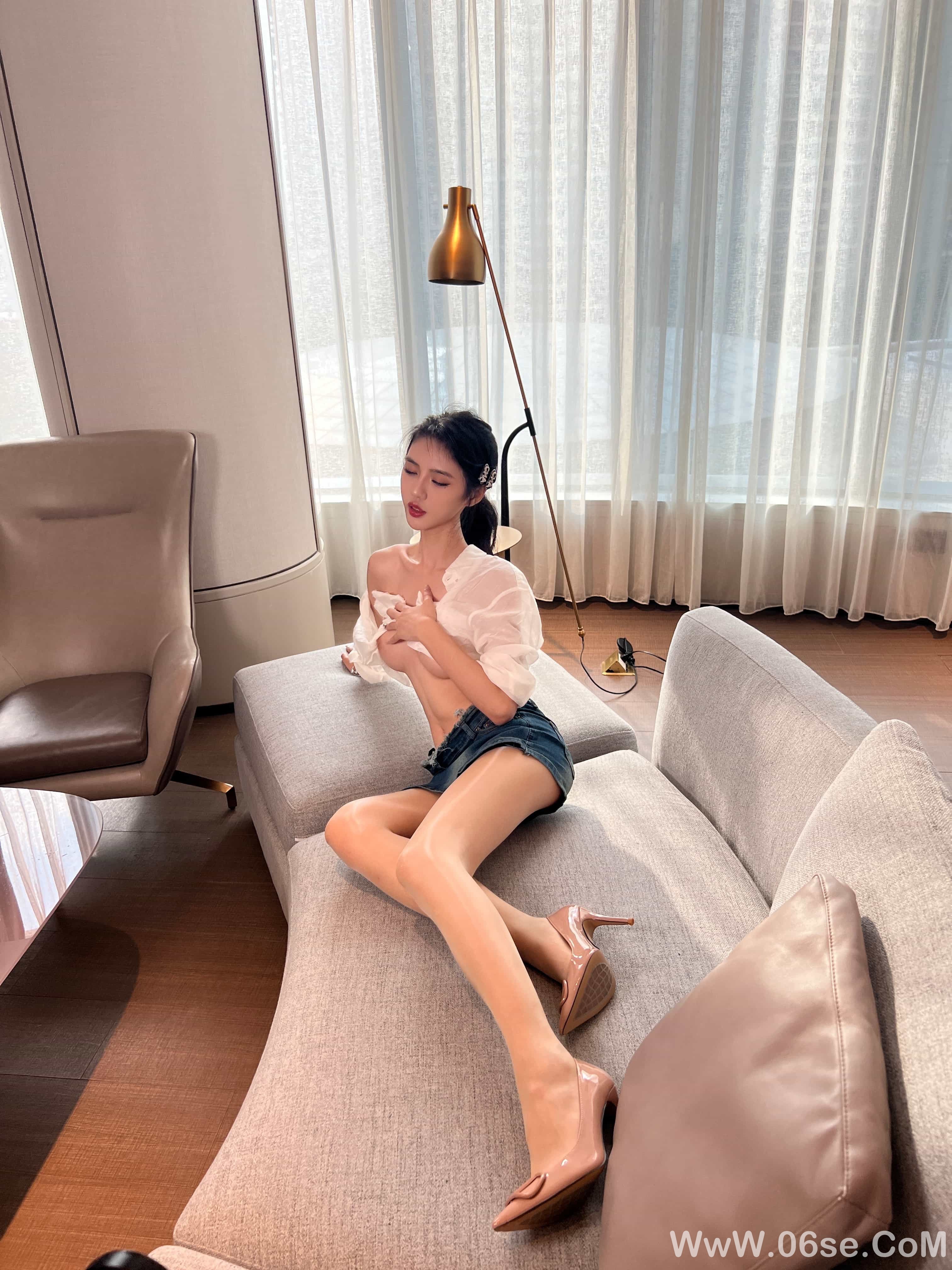 图片[64]-浅浅Danny – 内购 白衬衫[108P]-六色网
