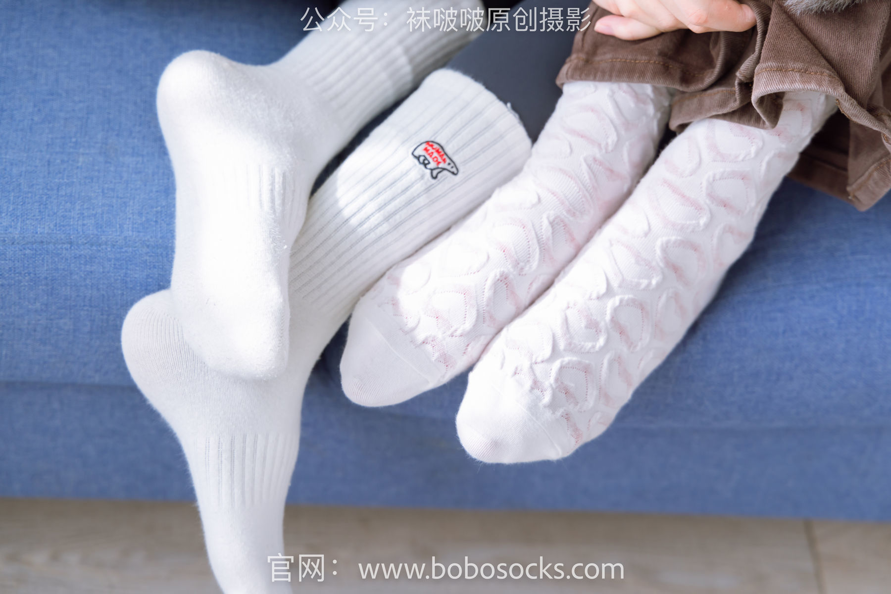 图片[147]-BoBoSocks袜啵啵 No.166 小甜豆稚予-板鞋、运动鞋、高跟鞋、白棉袜、蓝丝[218P]-六色网