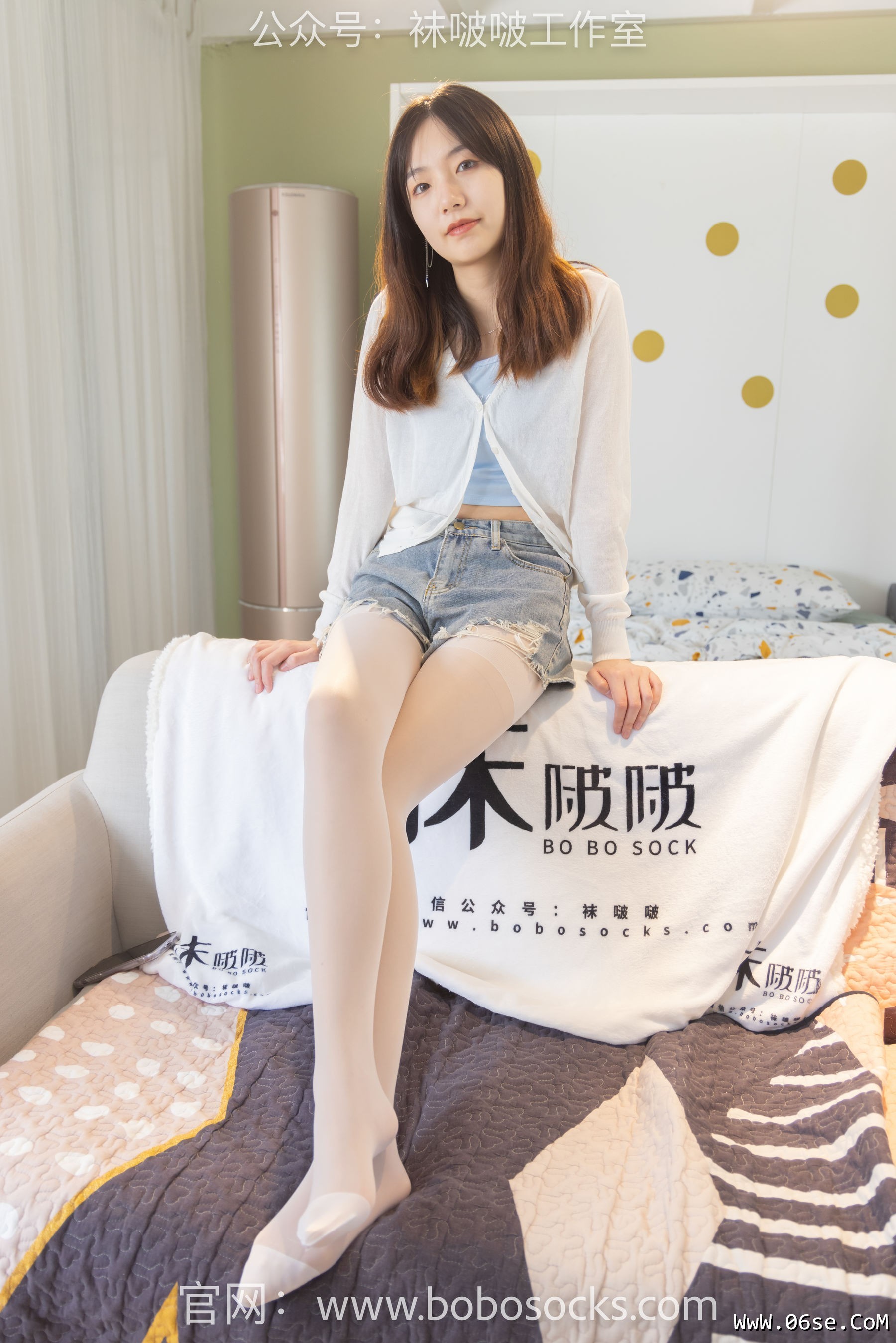 图片[124]-BoBoSocks袜啵啵 No.102 小甜豆-板鞋、白丝[140P]-六色网