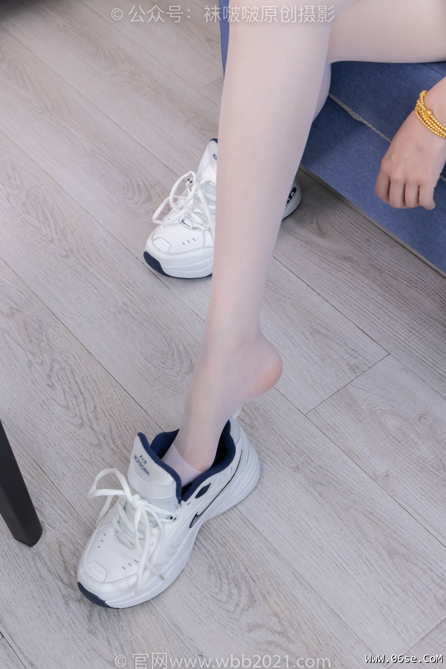 图片[75]-BoBoSocks袜啵啵 No.435 稚予 -板鞋、运动鞋、白丝、肉丝[150P]-六色网