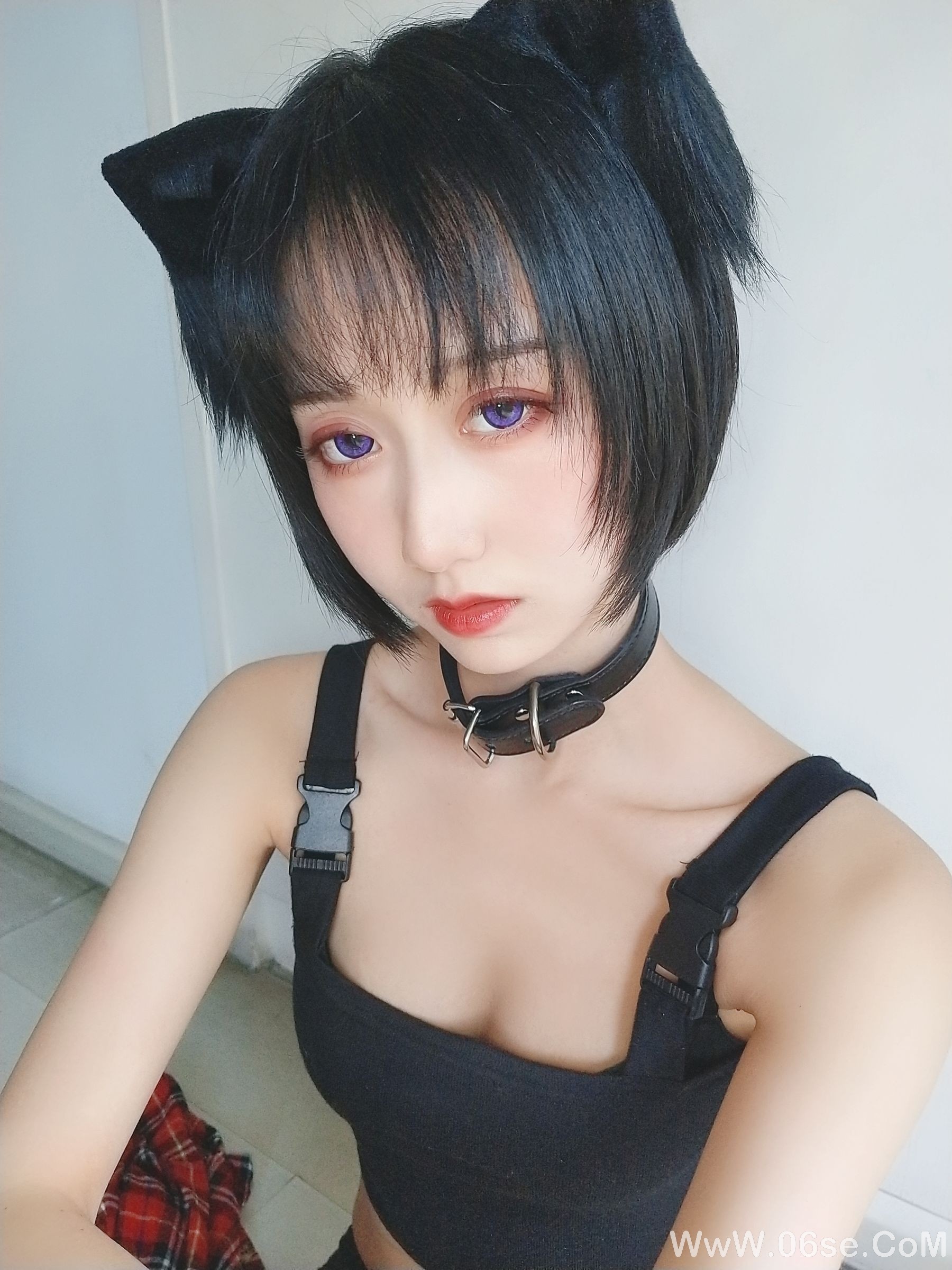 图片[16]-萌系小姐姐木绵绵OwO 不良猫[44P]-六色网