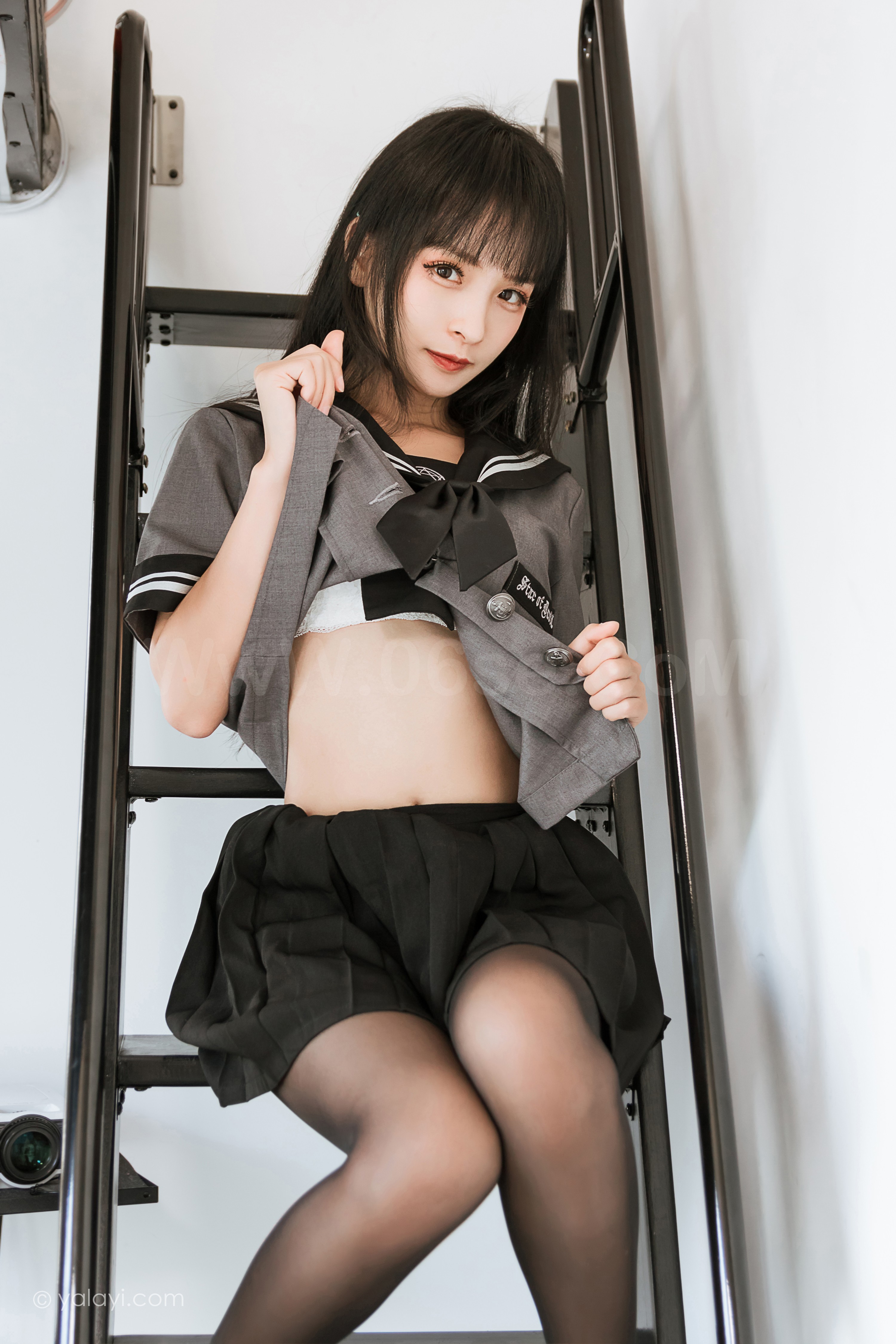 图片[7]-雅拉伊 – 艾丽《疯狂的jk学妹》[43P]-六色网