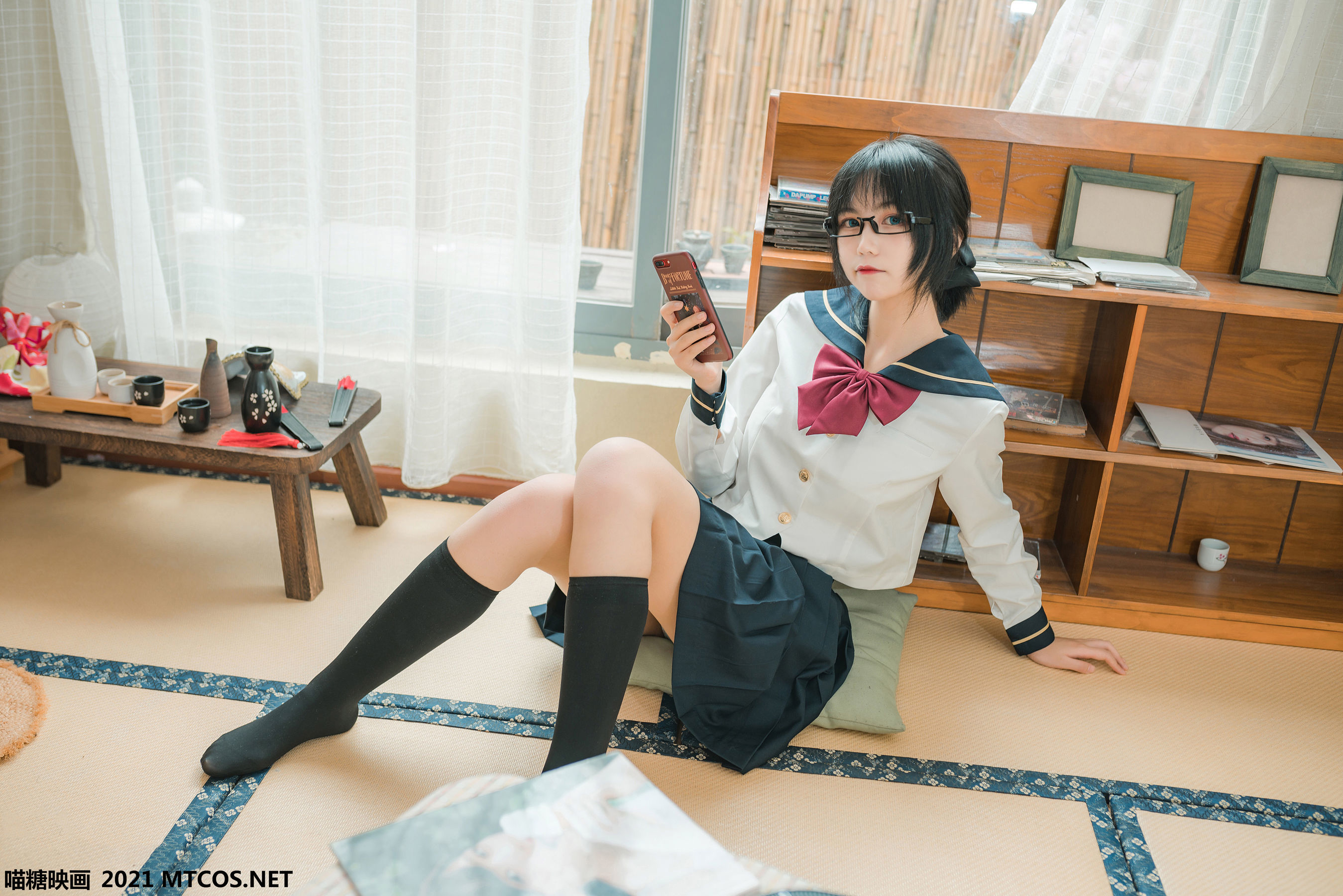 图片[23]-喵糖映画 VOL.459 慵懒的JK [29P]-六色网