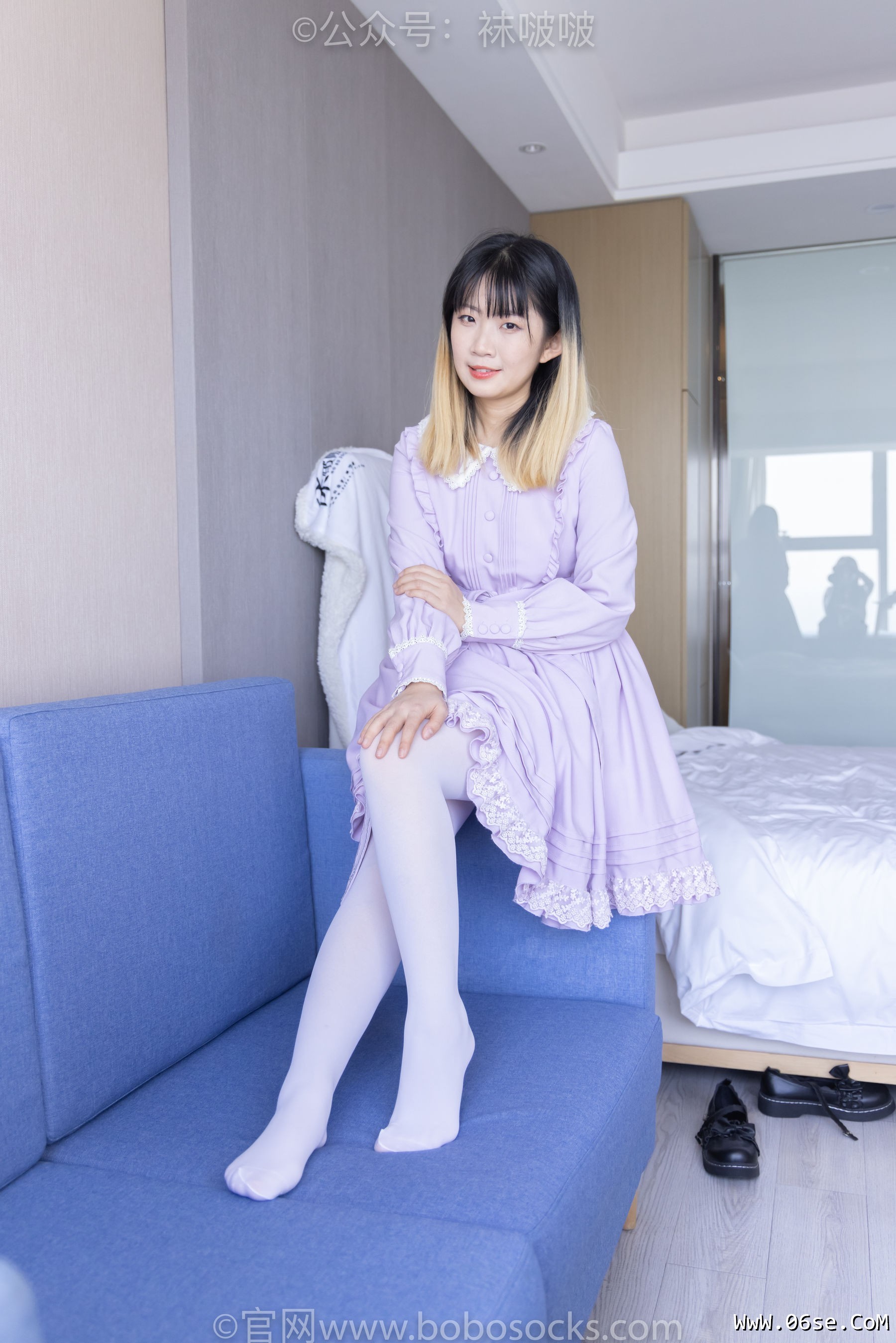 图片[124]-BoBoSocks袜啵啵 No.079 砂糖-皮鞋、厚白丝[140P]-六色网
