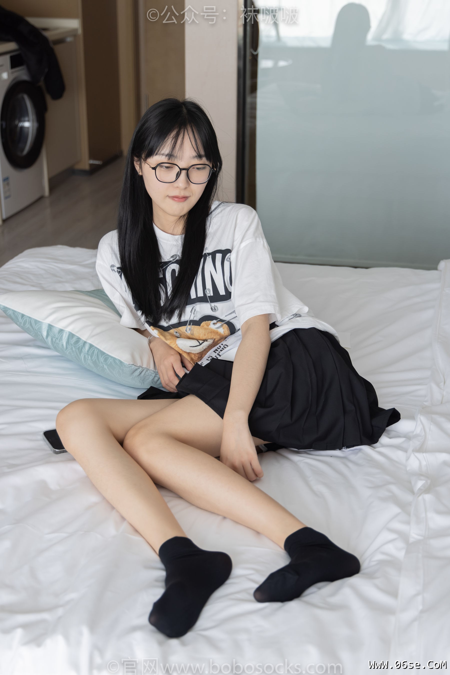 图片[64]-BoBoSocks袜啵啵 No.033 稚予-贝壳头、天鹅绒黑袜、天鹅绒白袜[154P]-六色网