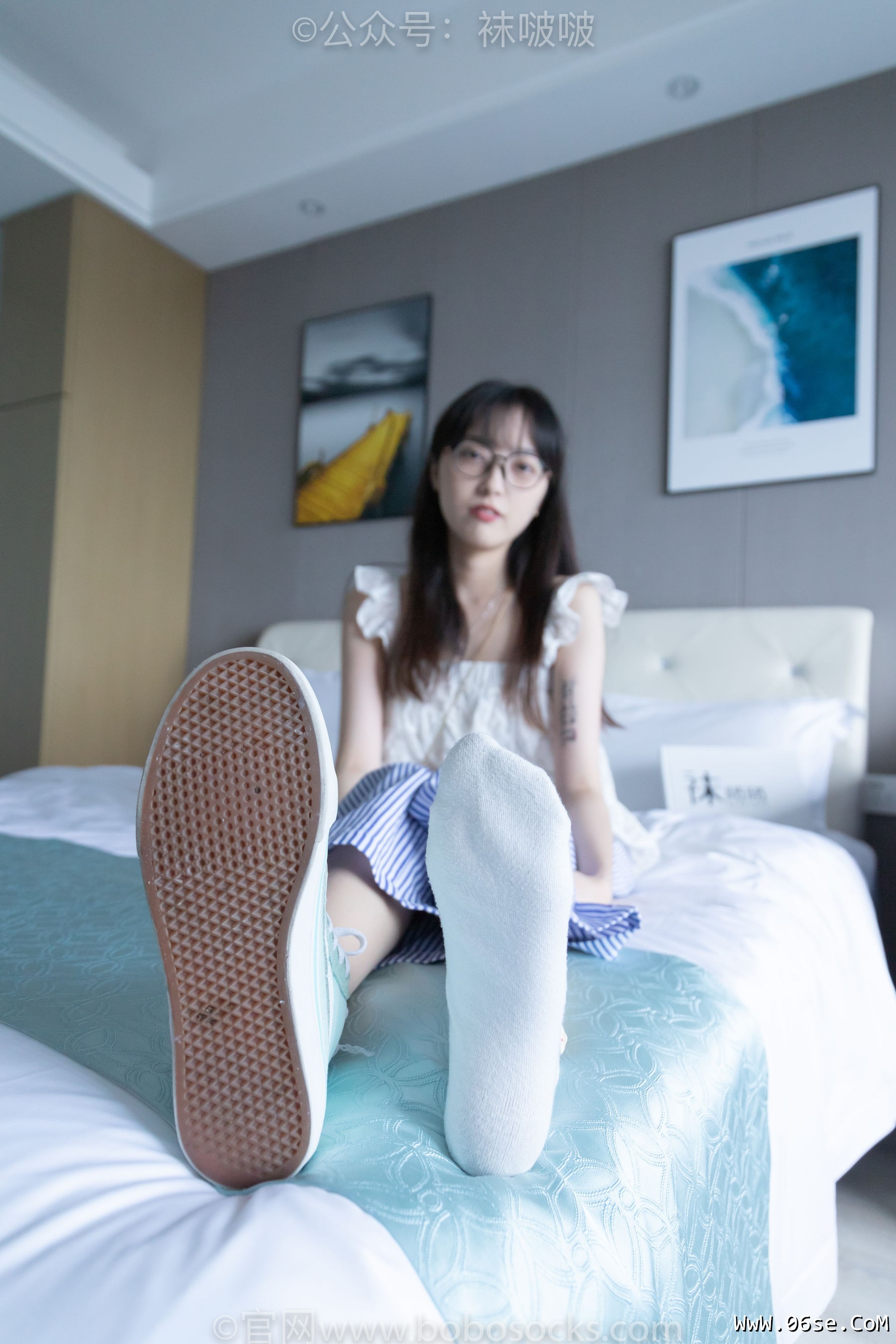 图片[43]-BoBoSocks袜啵啵 No.027 稚予- vans、白色棉袜、肉丝[136P]-六色网