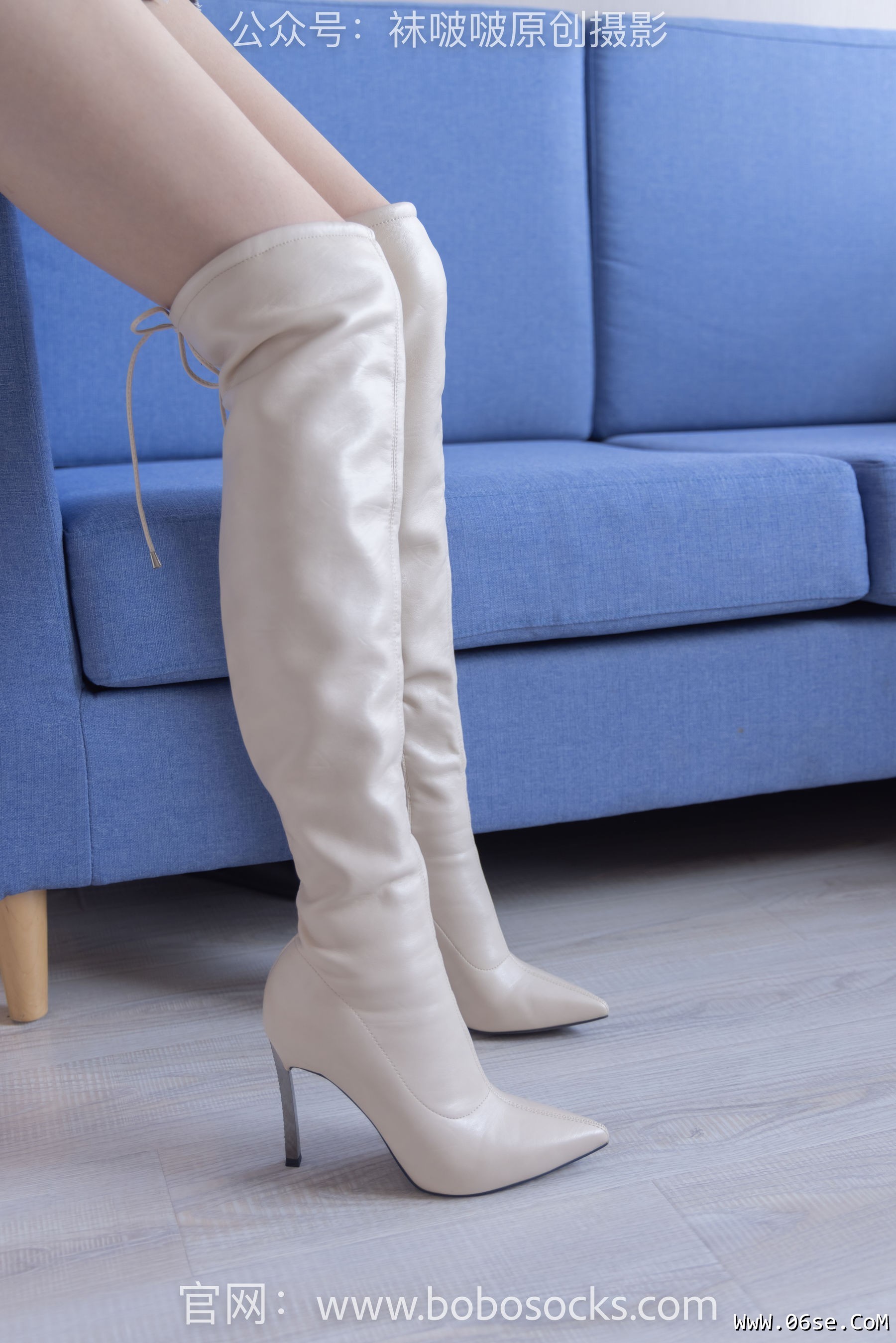 图片[35]-BoBoSocks袜啵啵 No.136 小甜豆-高跟长靴、白棉袜、裸足[200P]-六色网