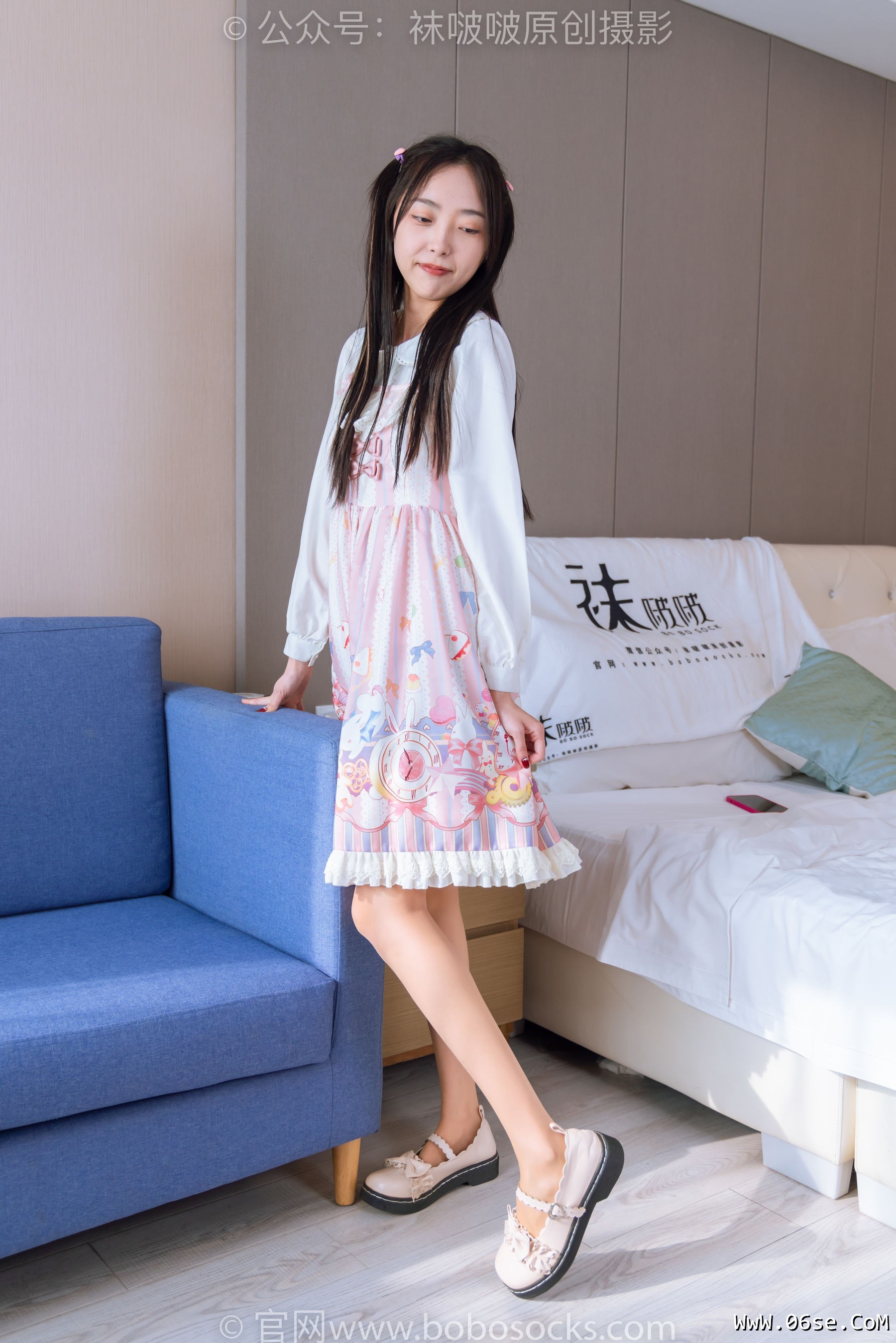 图片[53]-BoBoSocks袜啵啵 No.187 稚予-Lolita裙、白皮鞋、肉丝[140P]-六色网