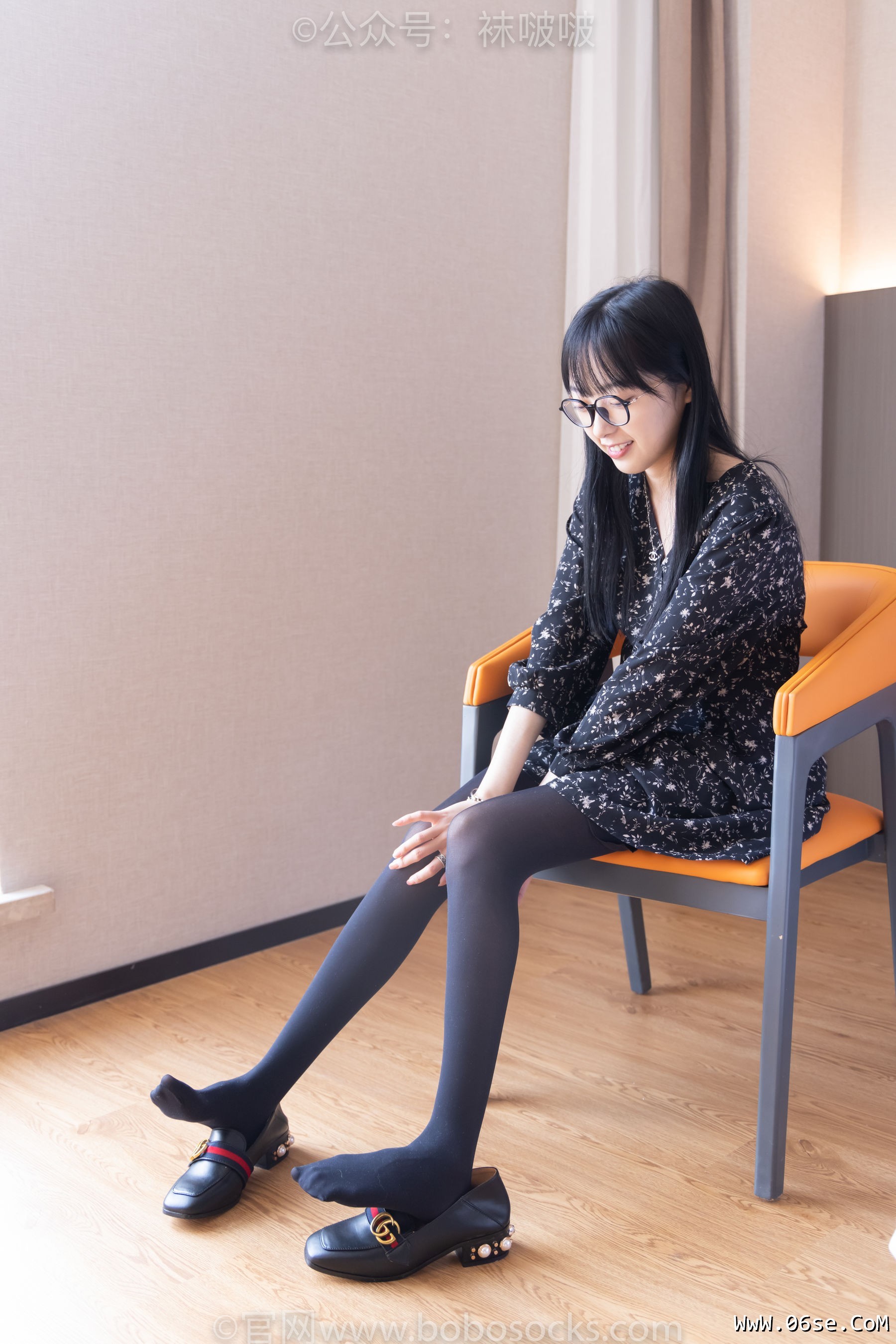 图片[101]-BoBoSocks袜啵啵 No.064 稚予-平底鞋、厚黑丝[137P]-六色网