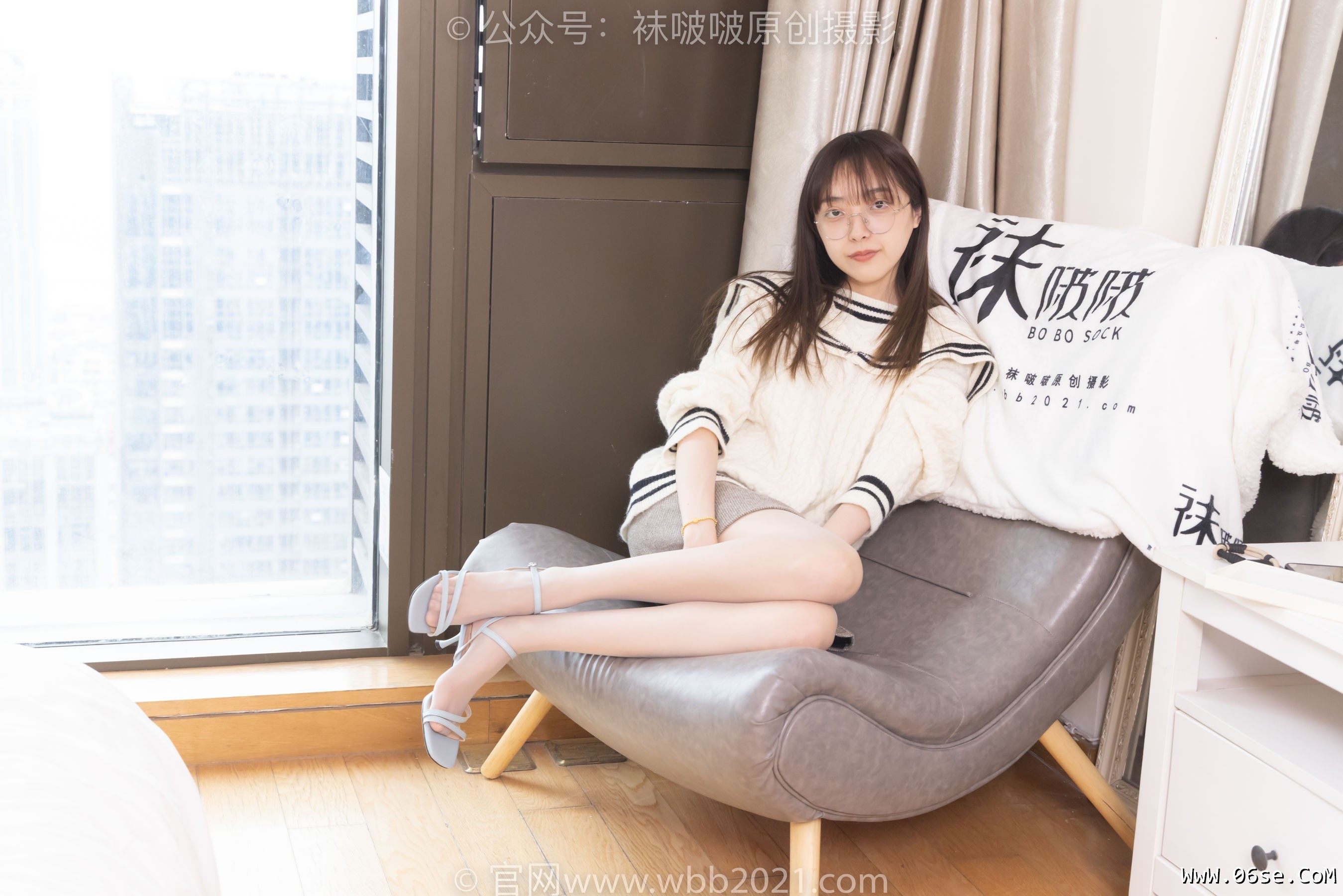 图片[37]-BoBoSocks袜啵啵 No.361 稚予 -高跟凉鞋、平底鞋、超薄黑丝、灰丝[160P]-六色网