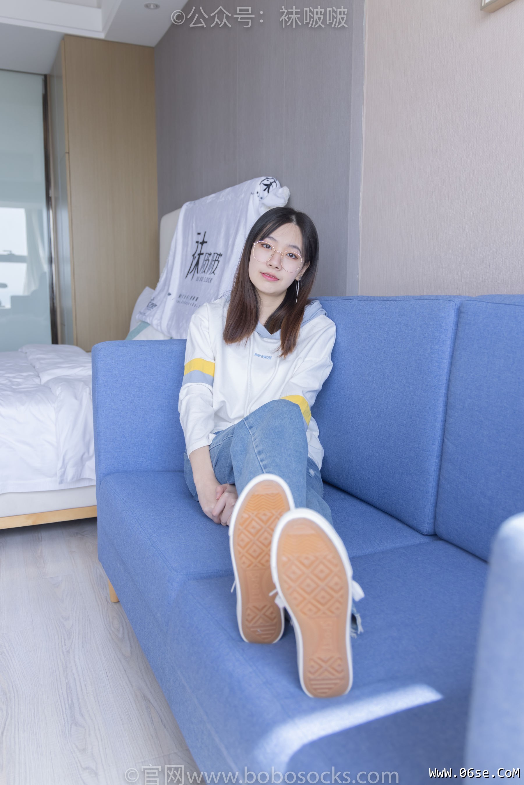图片[25]-BoBoSocks袜啵啵 No.080 小甜豆-帆布鞋、白棉袜、肉丝[140P]-六色网