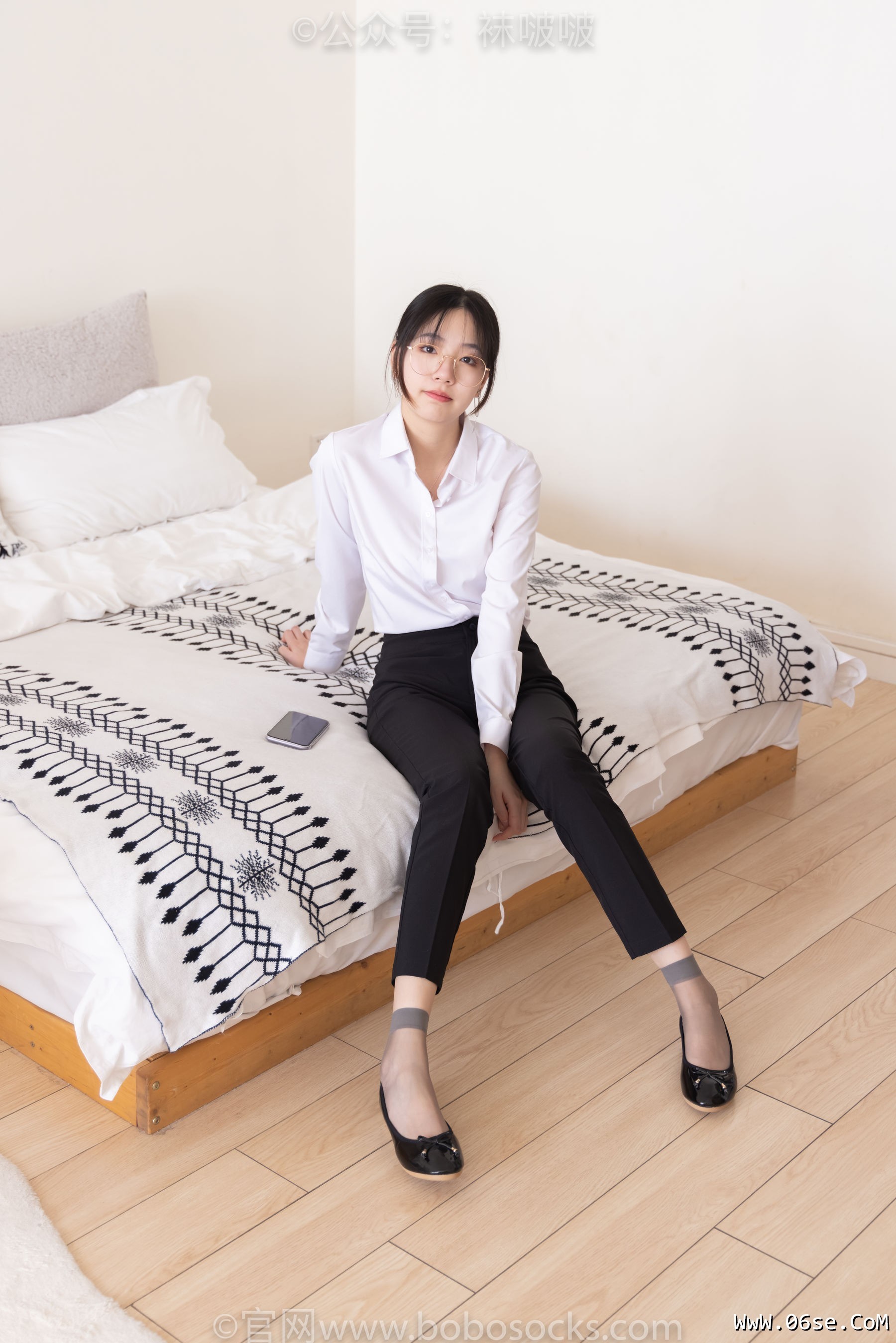 图片[5]-BoBoSocks袜啵啵 No.085 小甜豆-平底鞋、短灰丝、短肉丝[140P]-六色网