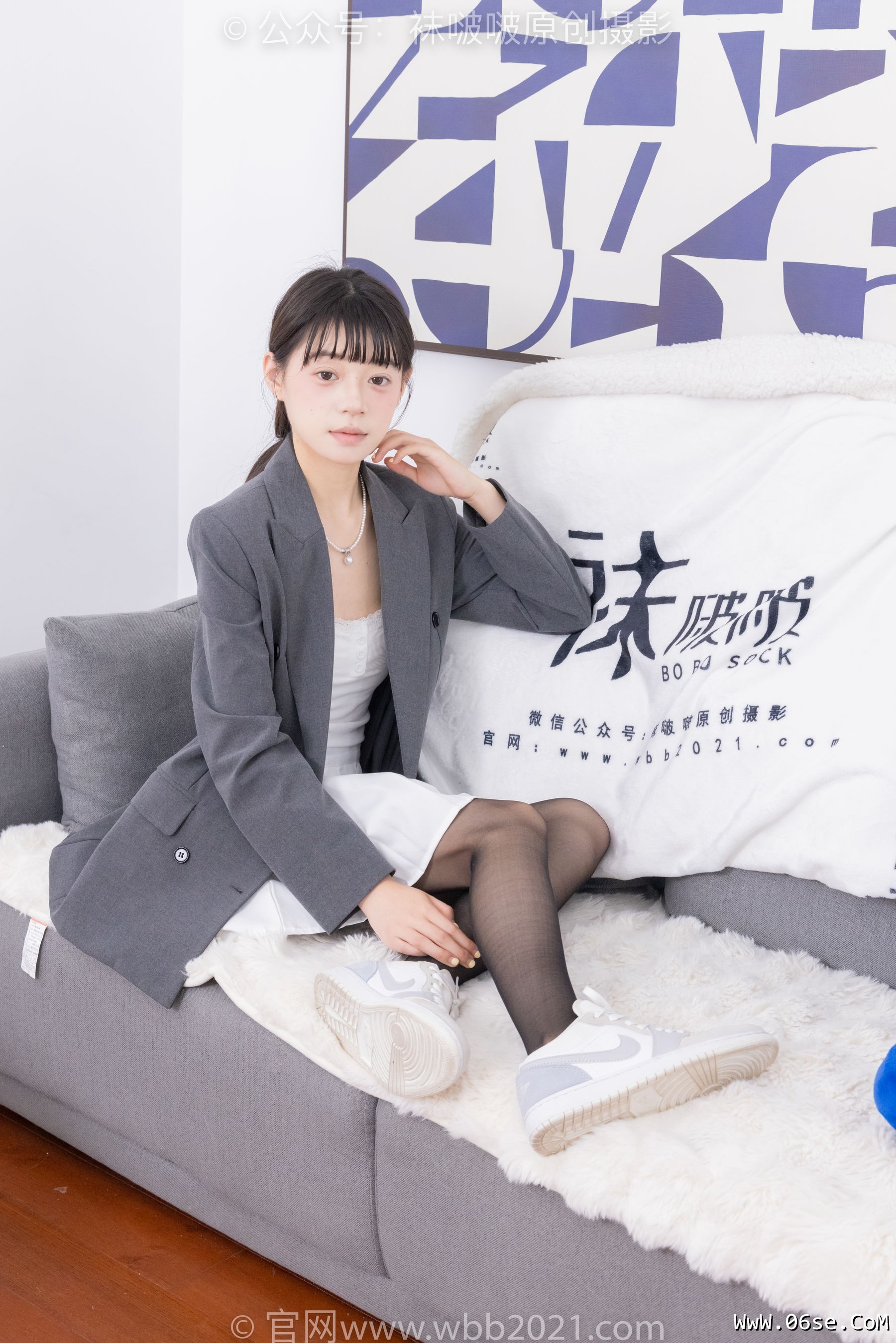图片[78]-BoBoSocks袜啵啵 No.404 糯米 -板鞋、黑丝、ol风[145P]-六色网