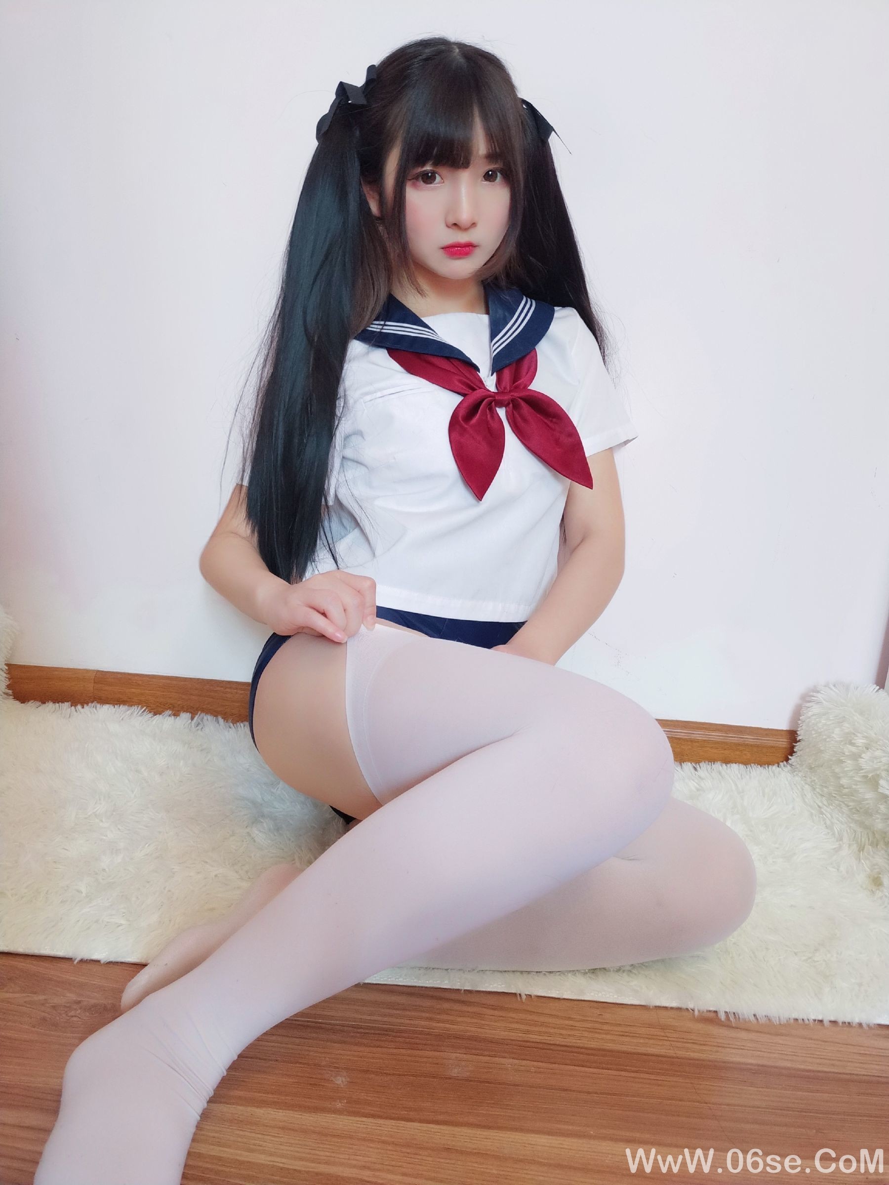 图片[10]-二次元美女古川kagura 水手服死库水[16P]-六色网