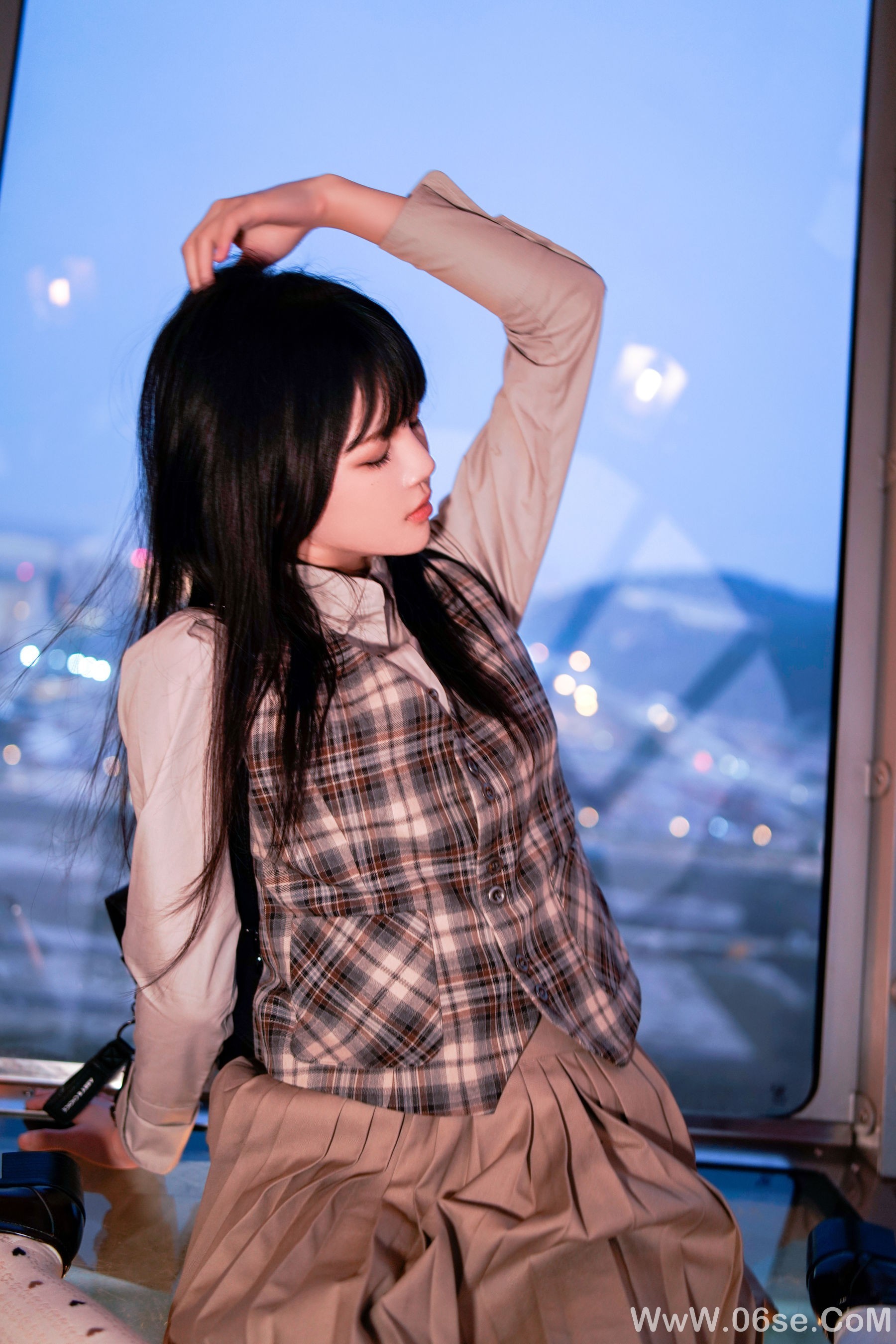 图片[22]-桜桃喵 – 制服摩天轮[27P]-六色网