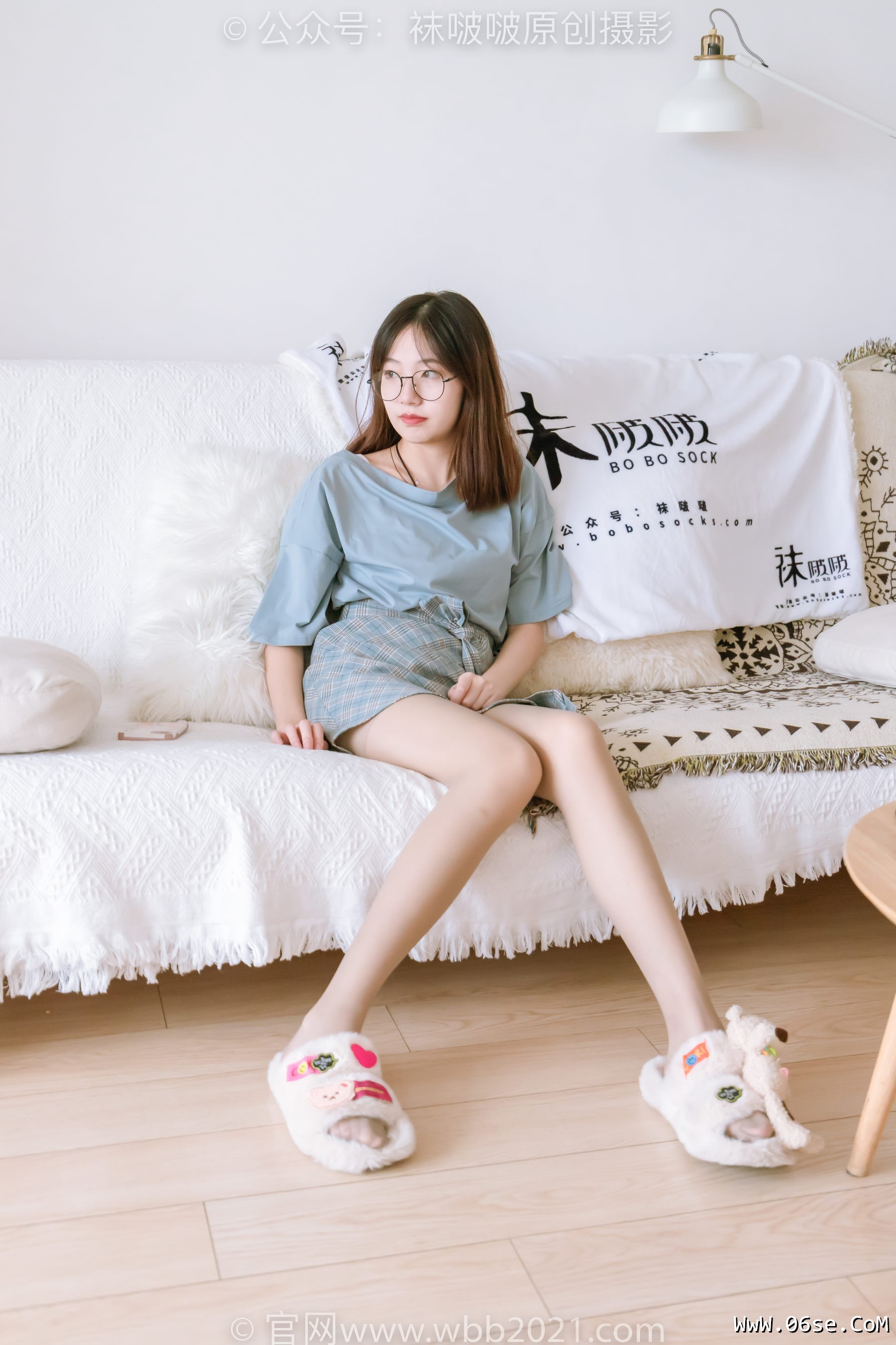图片[87]-BoBoSocks袜啵啵 No.239 小甜豆-棉拖鞋、灰丝、裸足[140P]-六色网