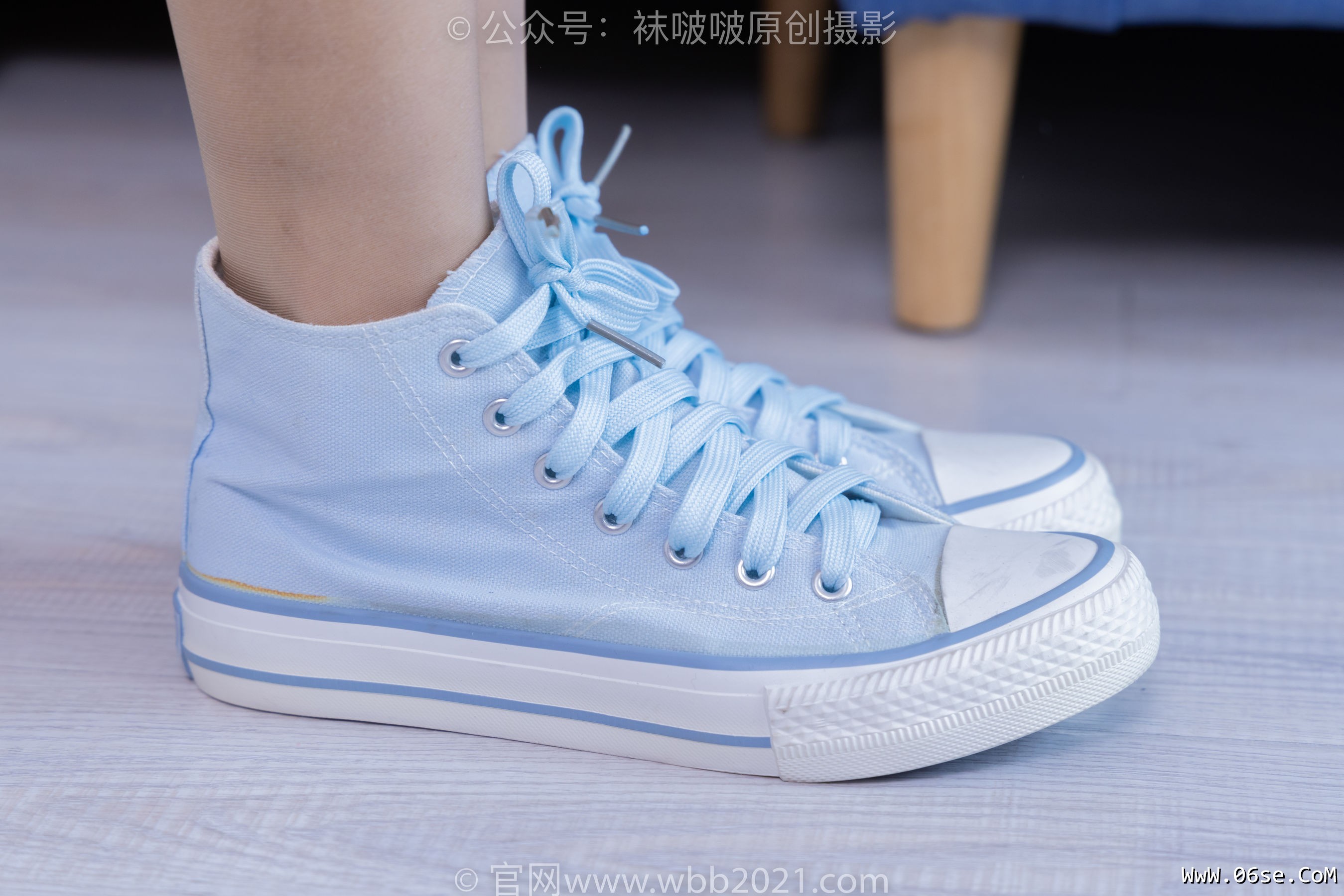 图片[179]-BoBoSocks袜啵啵 No.355 奶油 -板鞋、白棉袜、肉丝[200P]-六色网