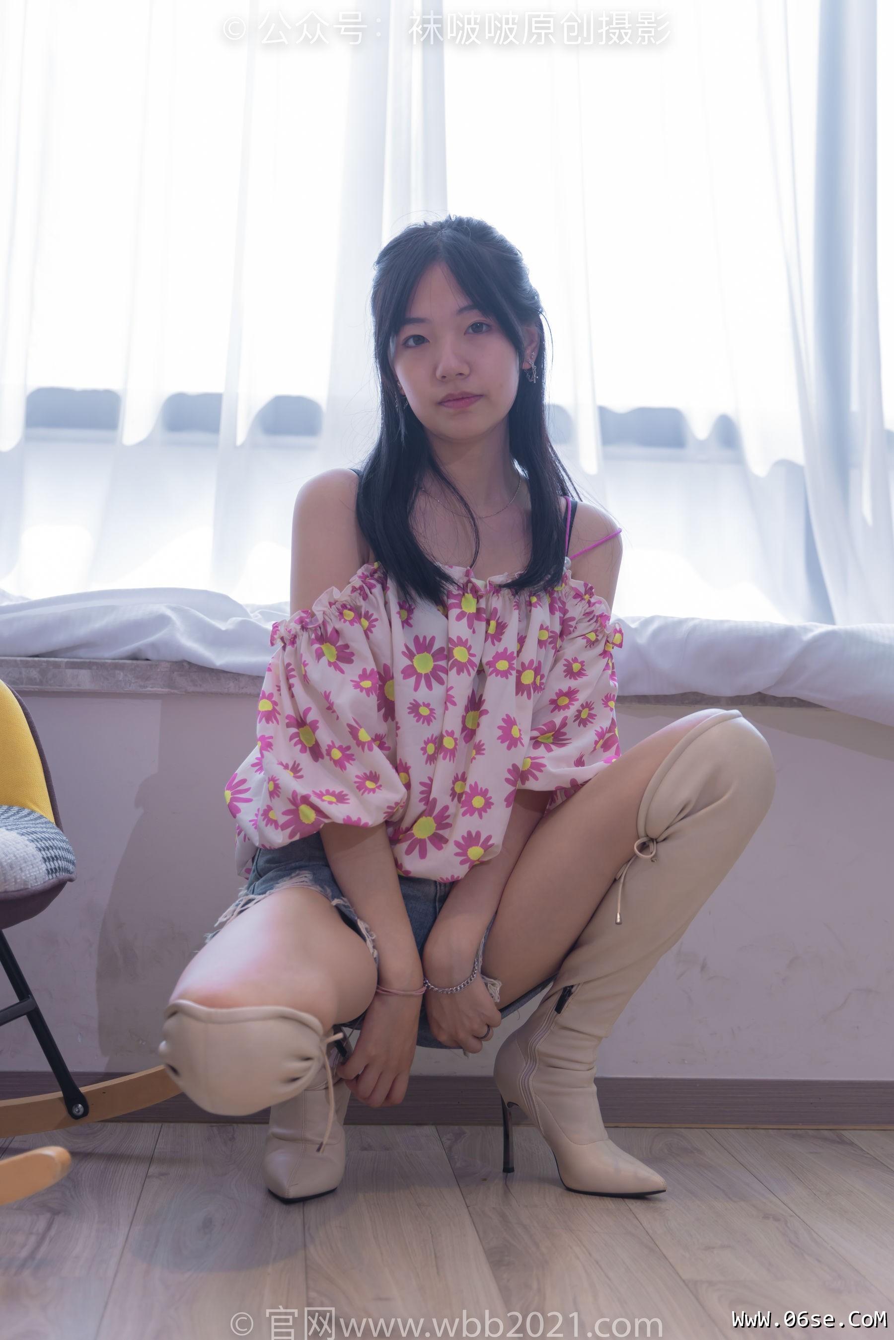 图片[121]-BoBoSocks袜啵啵 No.308 小甜豆 -长靴、白棉袜、裸足[170P]-六色网
