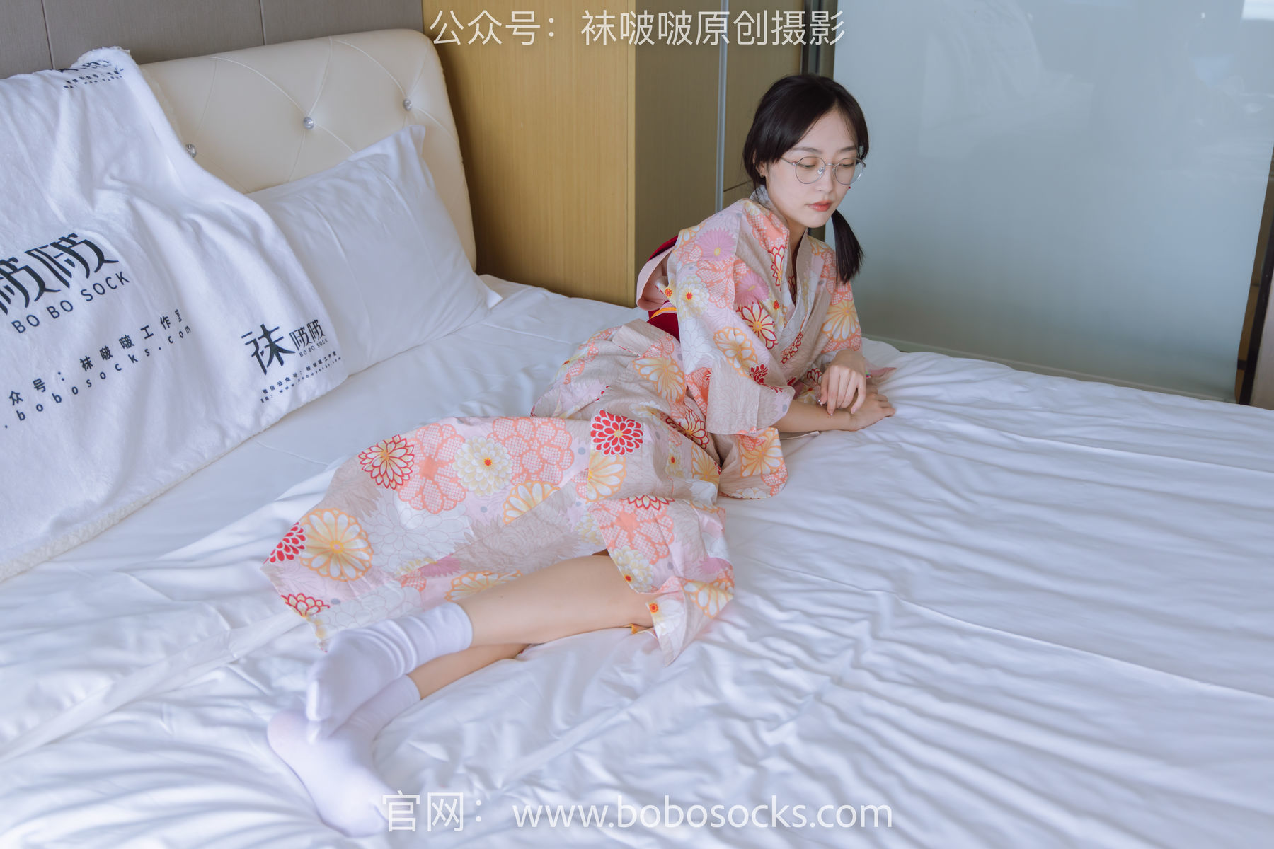 图片[18]-BoBoSocks袜啵啵 No.137 稚予-木屐、分指白棉袜、裸足、和风浴衣[170P]-六色网