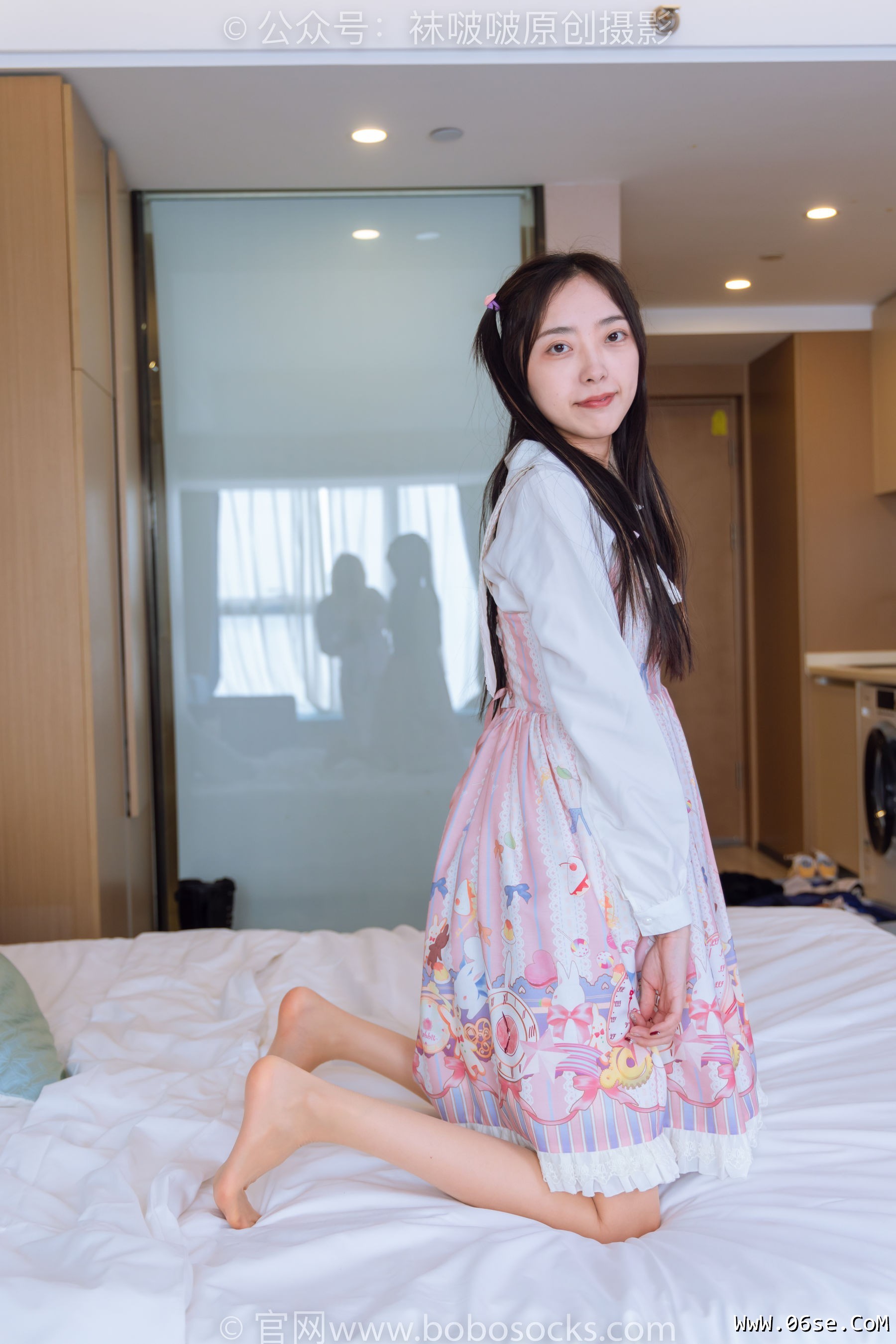 图片[104]-BoBoSocks袜啵啵 No.187 稚予-Lolita裙、白皮鞋、肉丝[140P]-六色网
