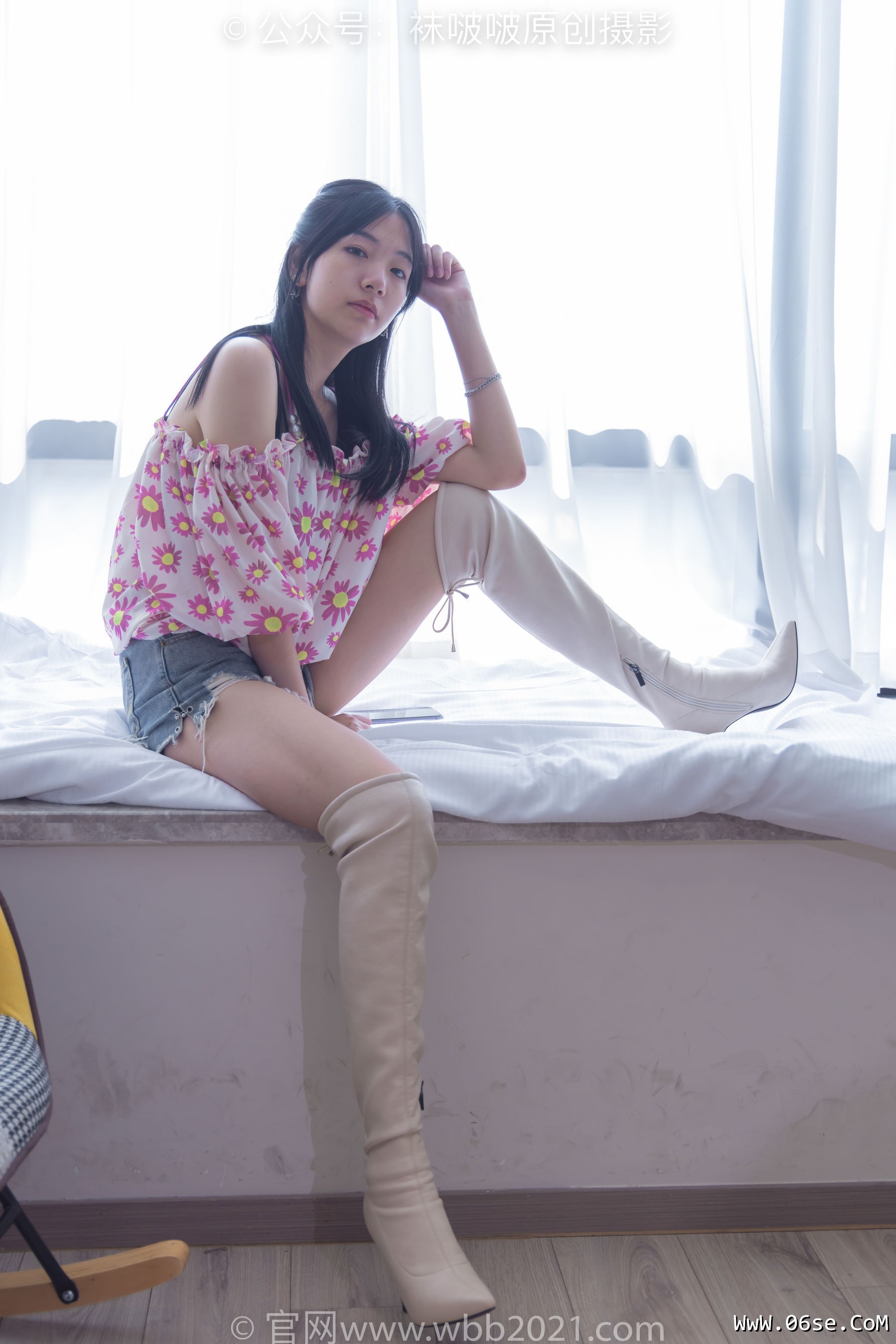 图片[91]-BoBoSocks袜啵啵 No.308 小甜豆 -长靴、白棉袜、裸足[170P]-六色网