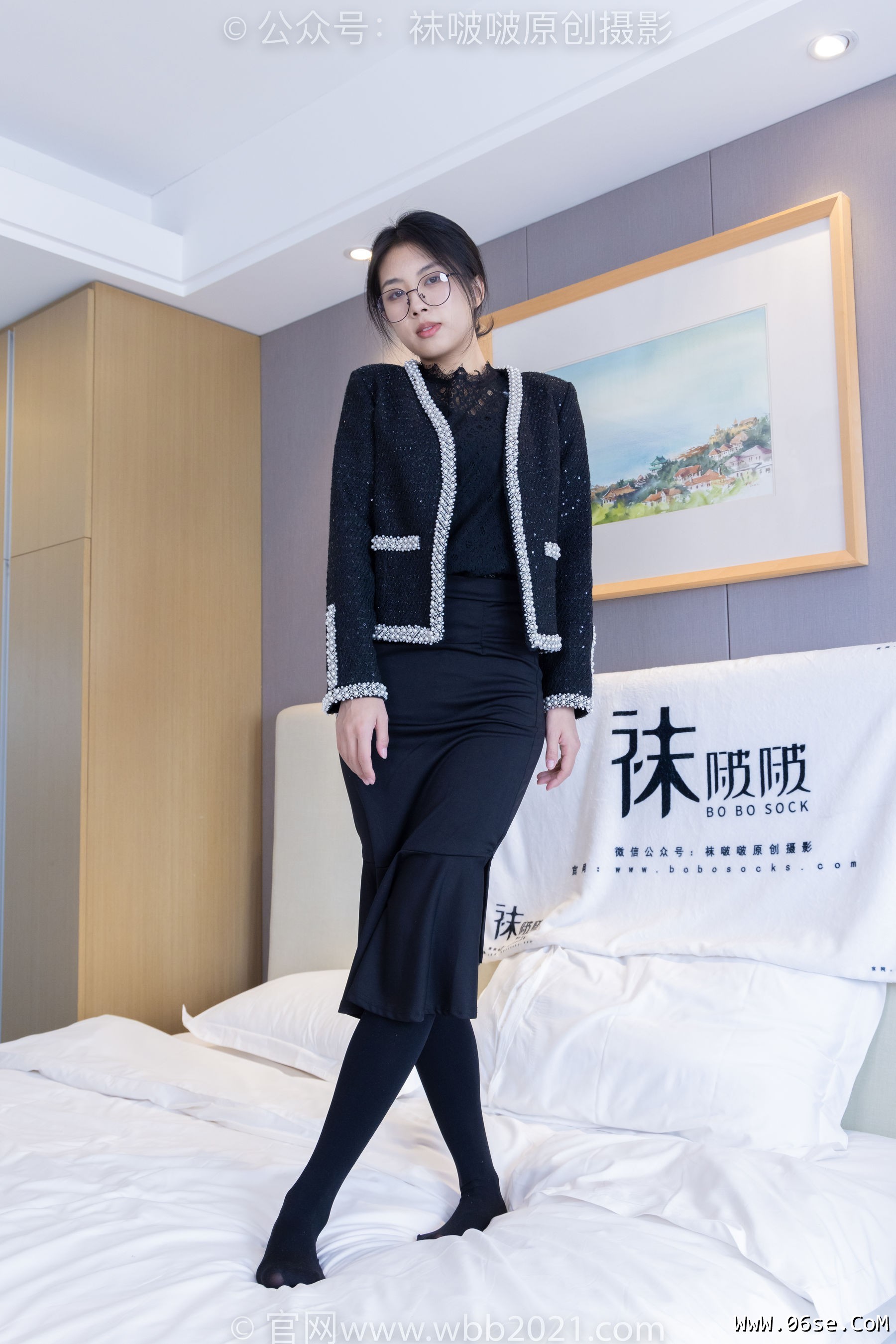 图片[59]-BoBoSocks袜啵啵 No.378 奶油 -短靴、运动鞋、厚黑丝、厚灰丝[190P]-六色网