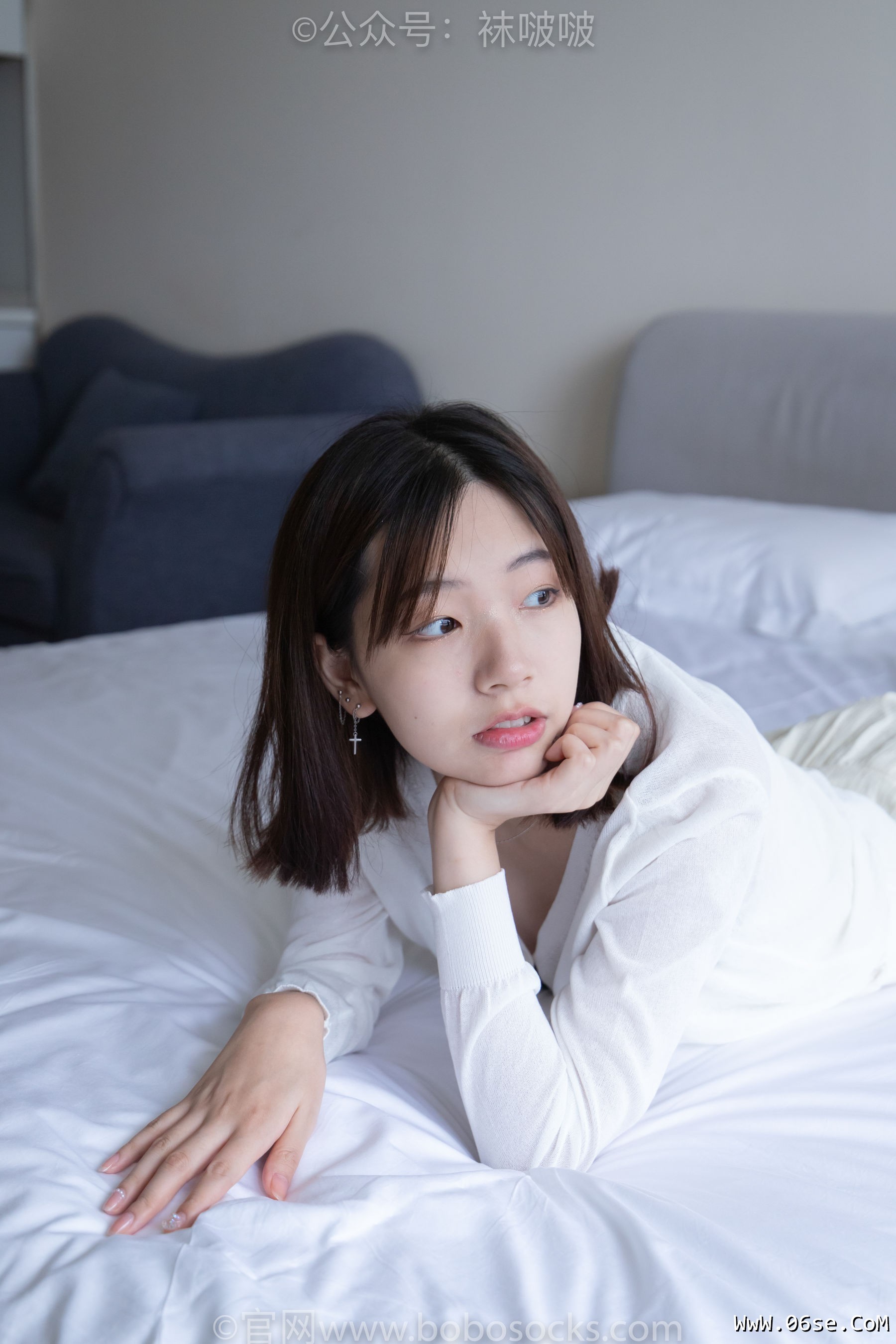 图片[96]-BoBoSocks袜啵啵 No.005 小甜豆-帆布鞋、薄白丝[133P]-六色网