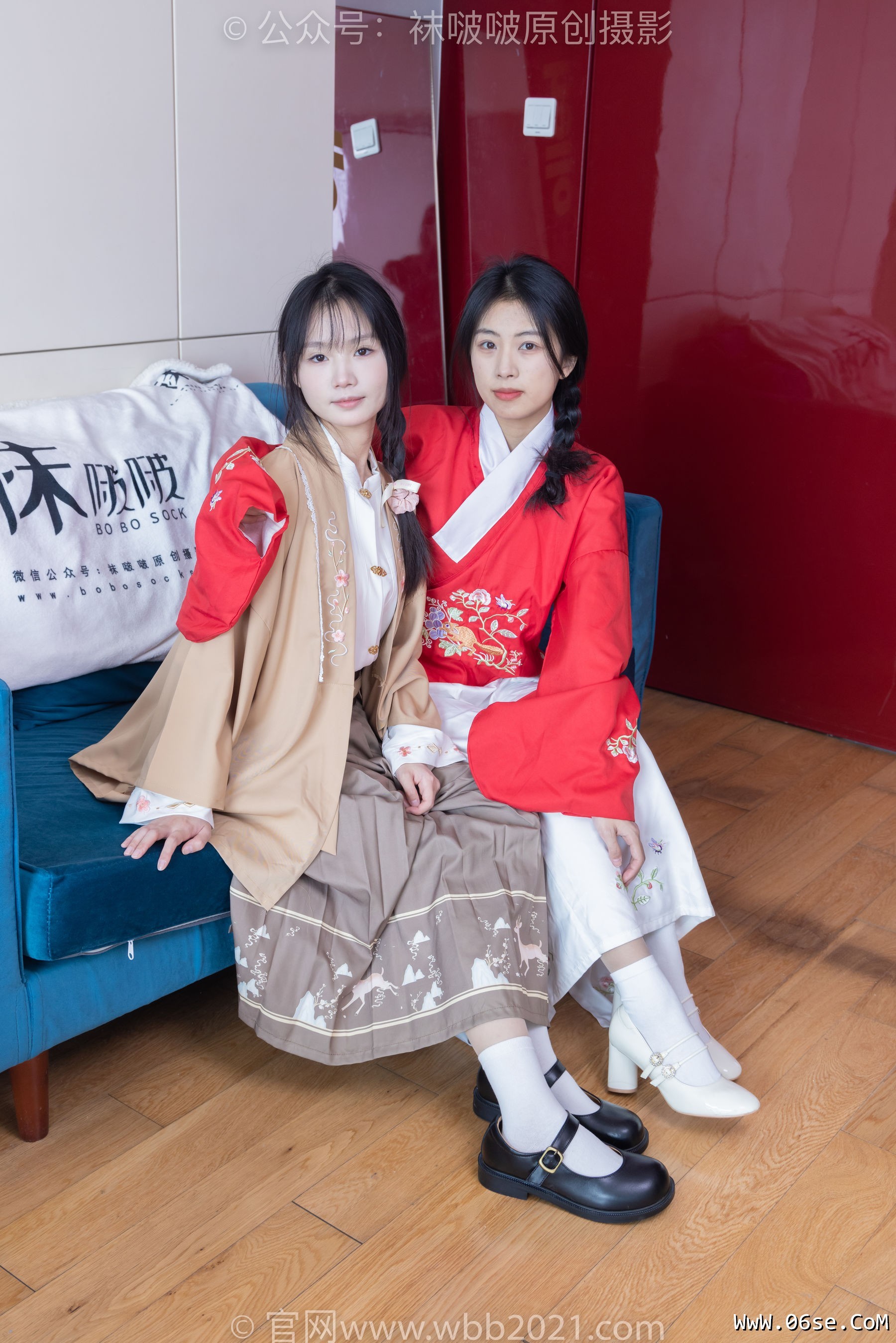 图片[57]-BoBoSocks袜啵啵 No.400 奶油&甜甜圈 -两双高跟鞋、白棉袜、肉丝[158P]-六色网
