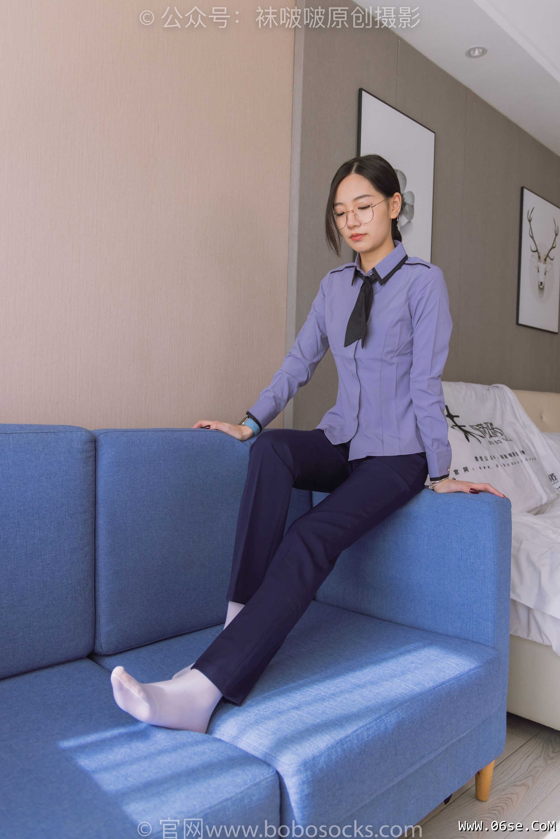 图片[36]-BoBoSocks袜啵啵 No.178 小甜豆-高跟鞋、厚白丝、ol风裤里丝[140P]-六色网