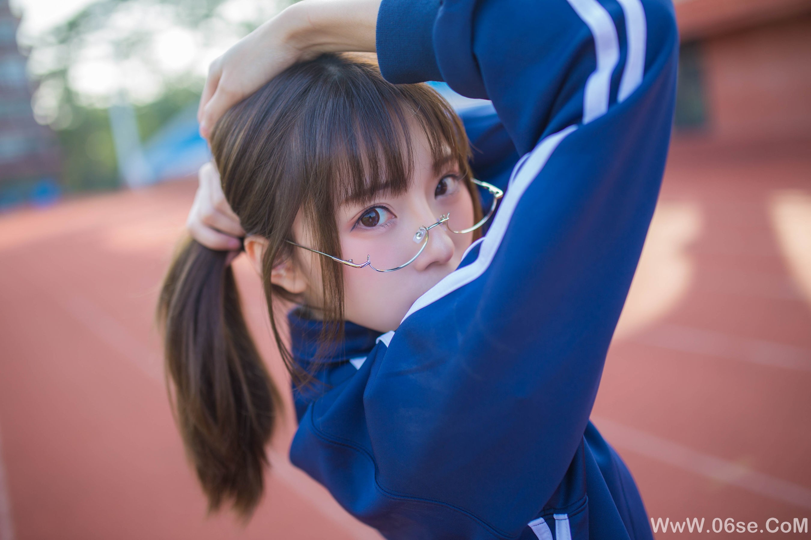 图片[8]-动漫博主Kitaro_绮太郎 蓝色运动服女孩[13P]-六色网