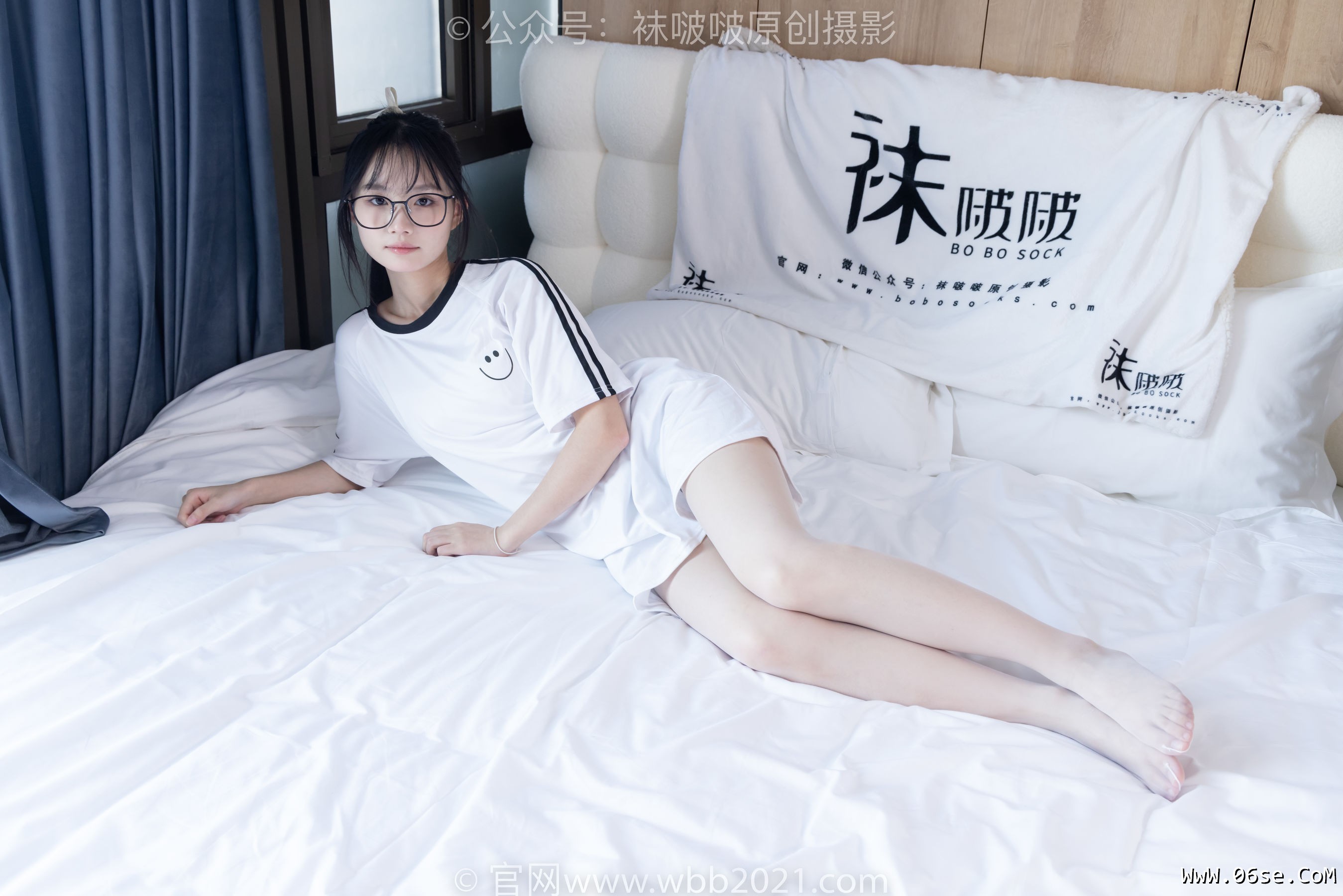 图片[8]-BoBoSocks袜啵啵 No.376 甜甜圈 -运动鞋、堆堆袜套、白丝[150P]-六色网