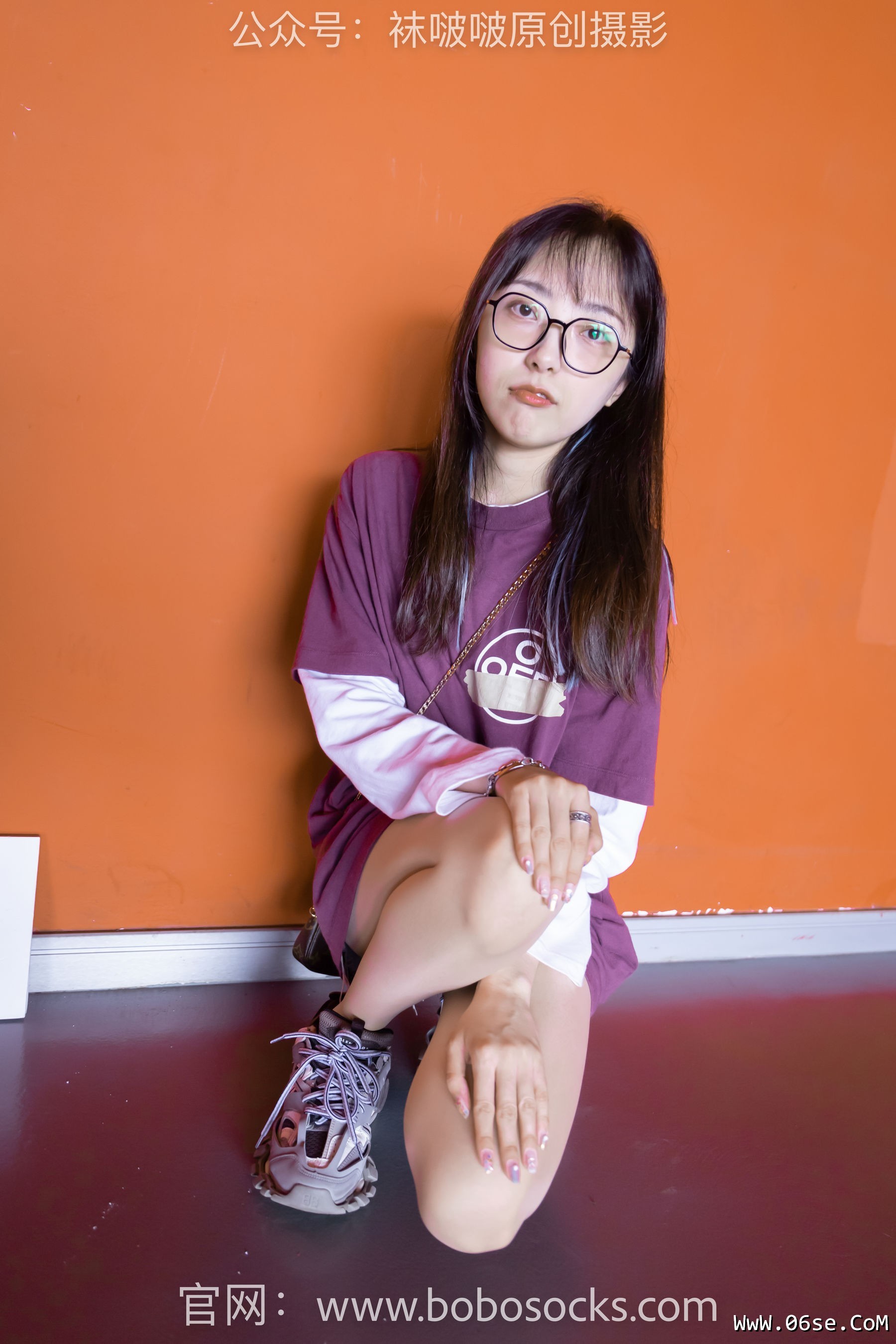 图片[15]-BoBoSocks袜啵啵 积分限定作品010 稚予-巴黎世家运动鞋、白棉袜、肉丝[144P]-六色网