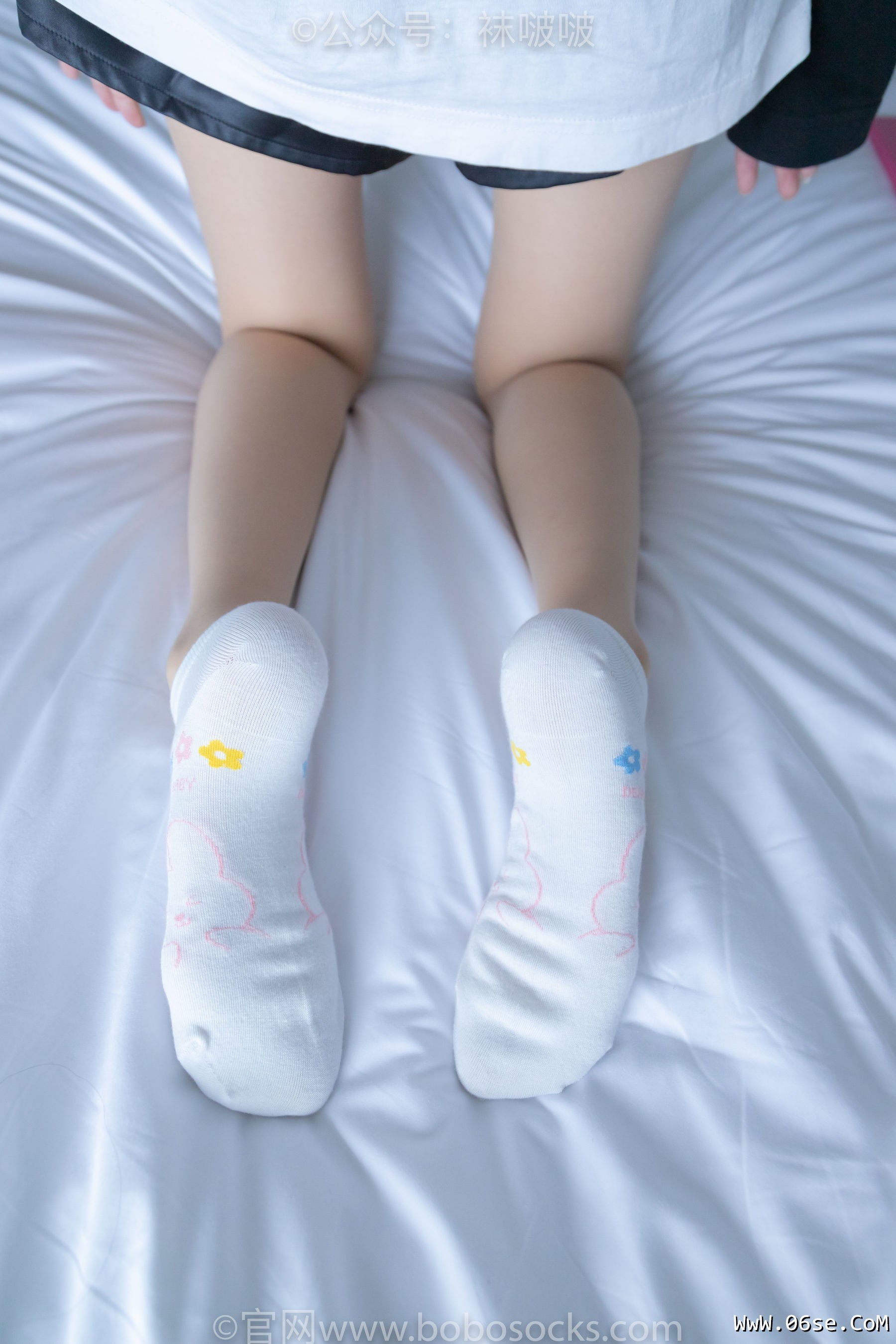 图片[81]-BoBoSocks袜啵啵 No.015 稚予-阿迪板鞋、白色短棉袜、肉丝[148P]-六色网