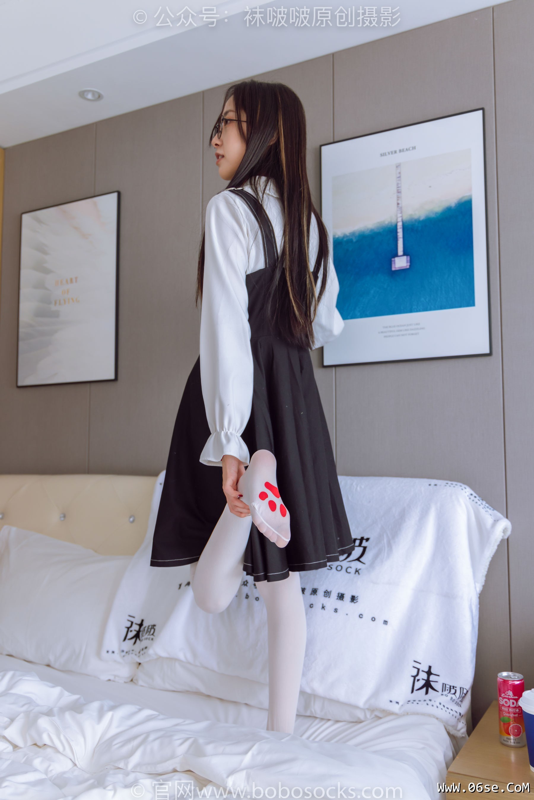 图片[28]-BoBoSocks袜啵啵 No.177 稚予-皮鞋、厚白丝（脚底猫爪印款）[140P]-六色网