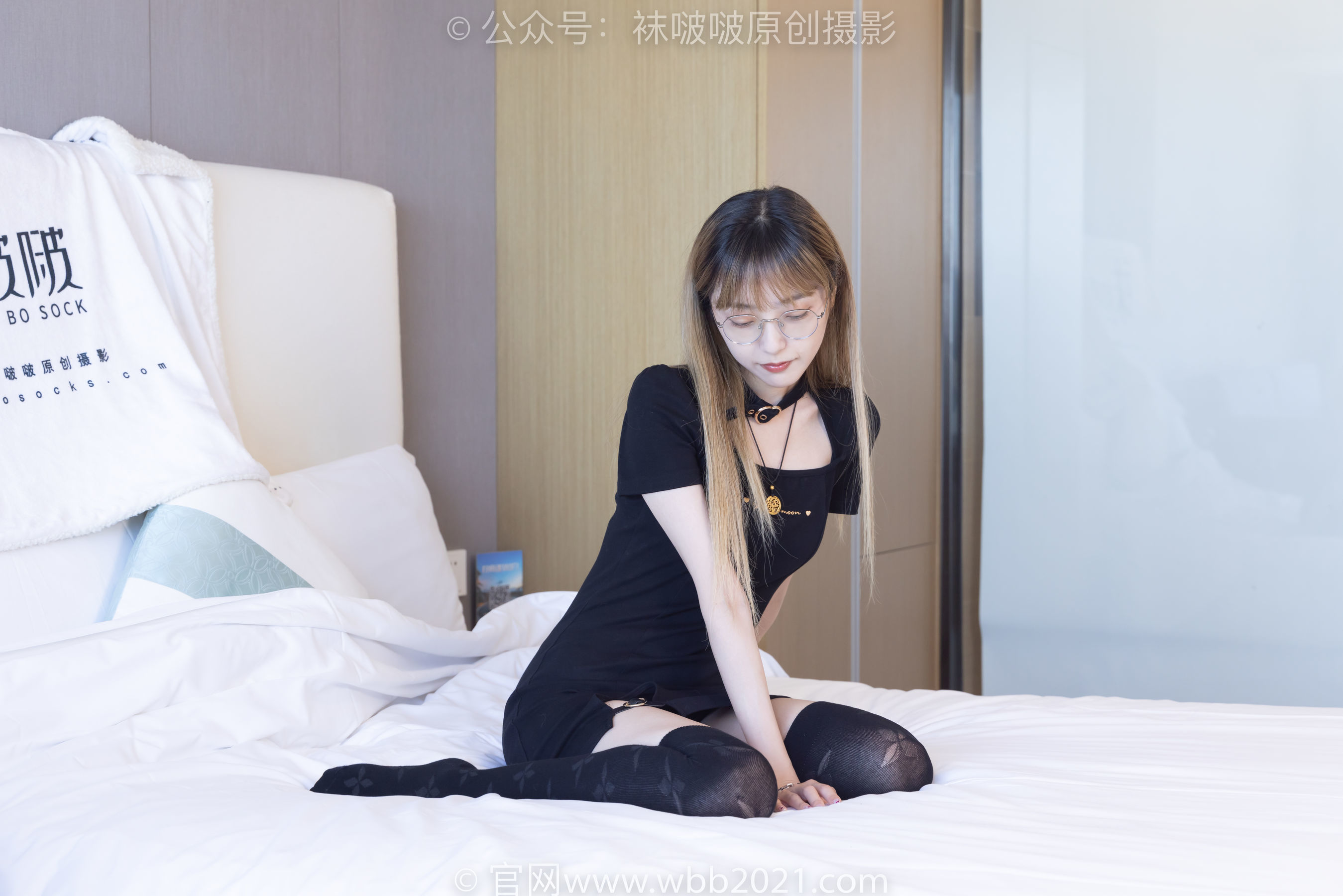 图片[77]-BoBoSocks袜啵啵 No.270 稚予 -高跟鞋、皮鞋、厚黑丝、黑色大腿棉袜[149P]-六色网