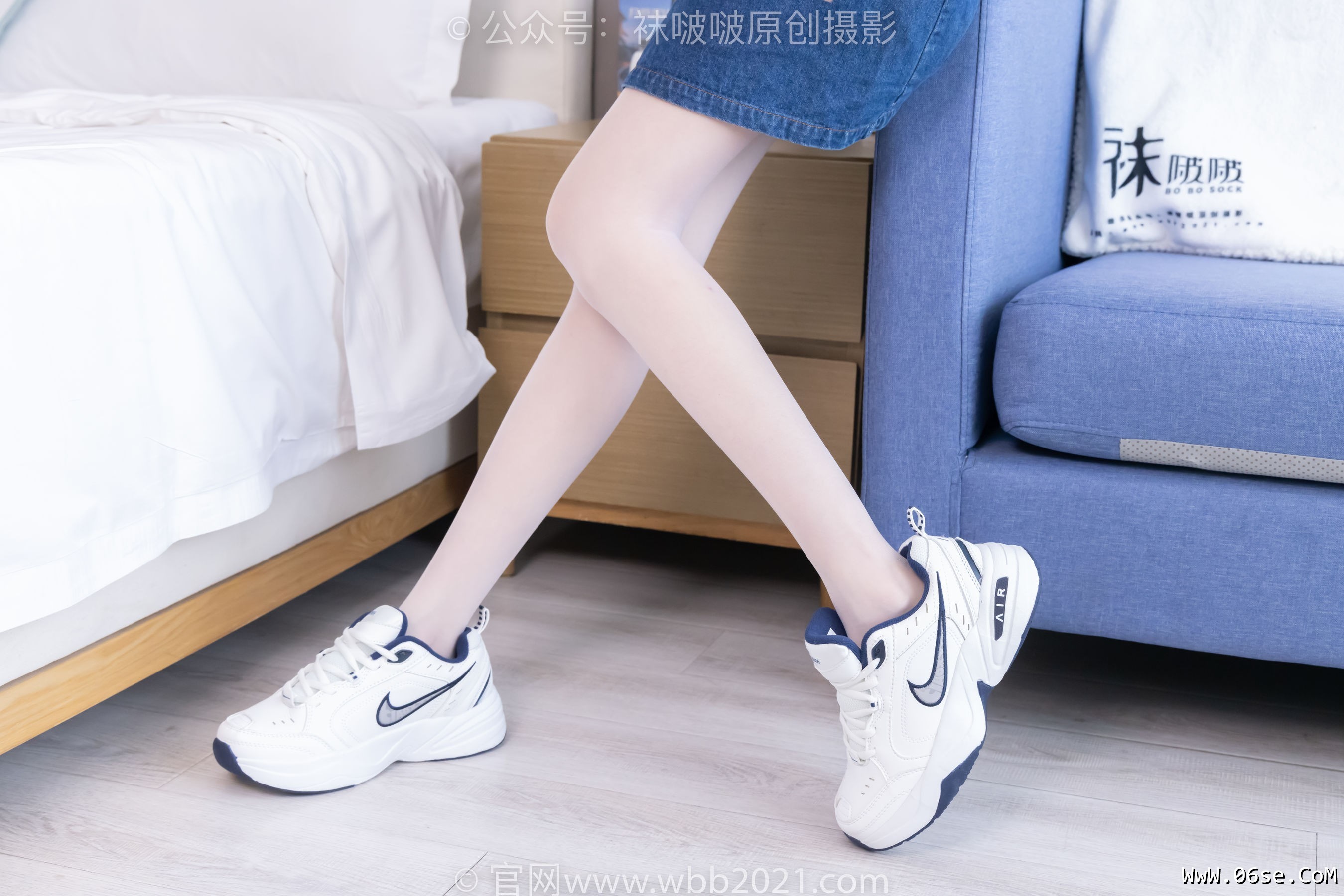图片[96]-BoBoSocks袜啵啵 No.435 稚予 -板鞋、运动鞋、白丝、肉丝[150P]-六色网