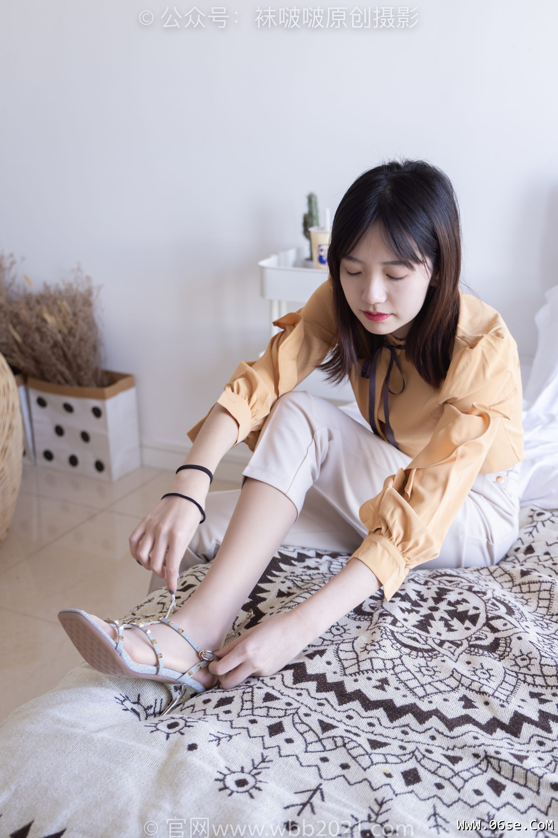 图片[94]-BoBoSocks袜啵啵 No.240 小甜豆-三双高跟鞋、肉丝、裸足[156P]-六色网