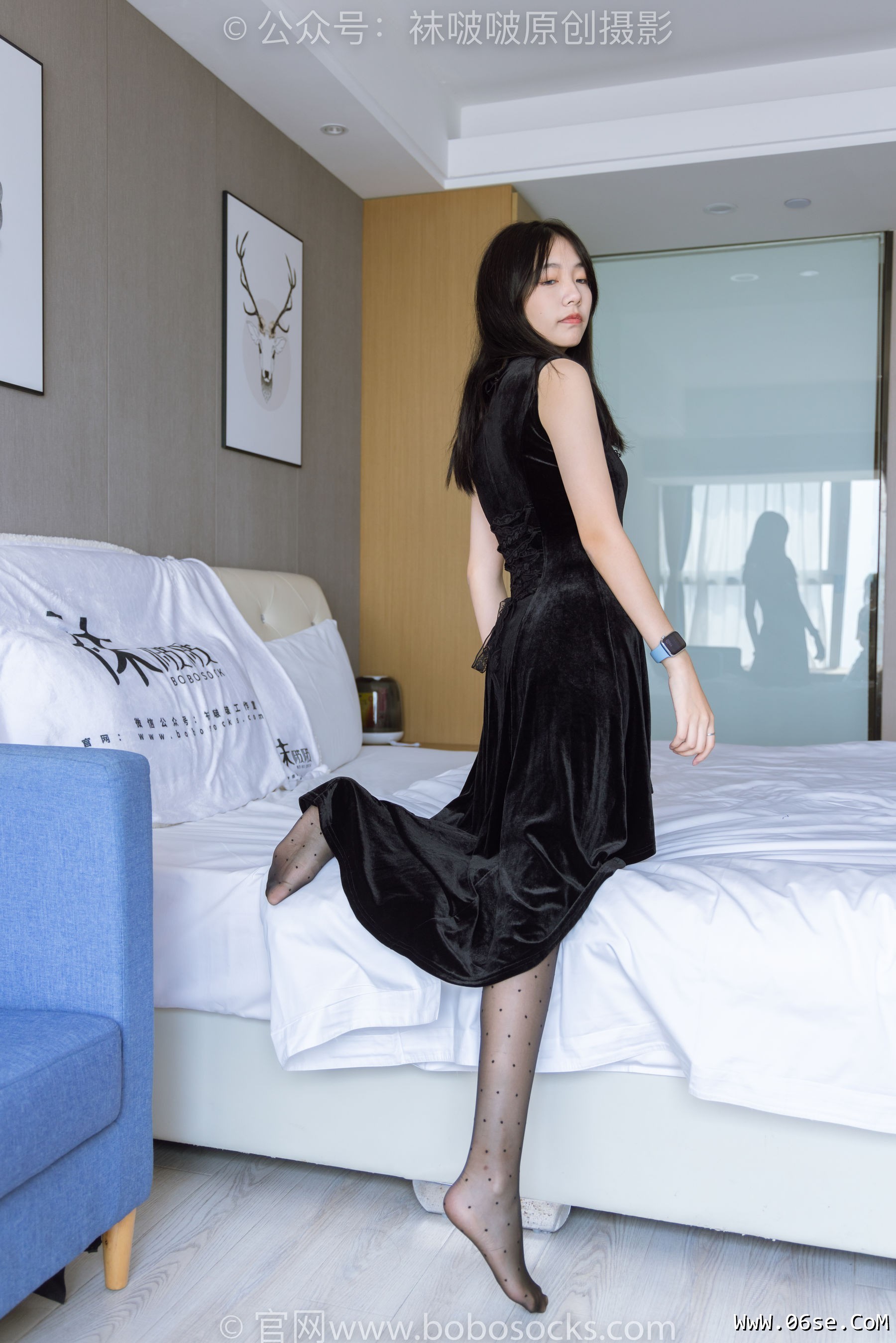 图片[101]-BoBoSocks袜啵啵 No.175 小甜豆-高跟鞋、黑丝 脚尖透明款[140P]-六色网